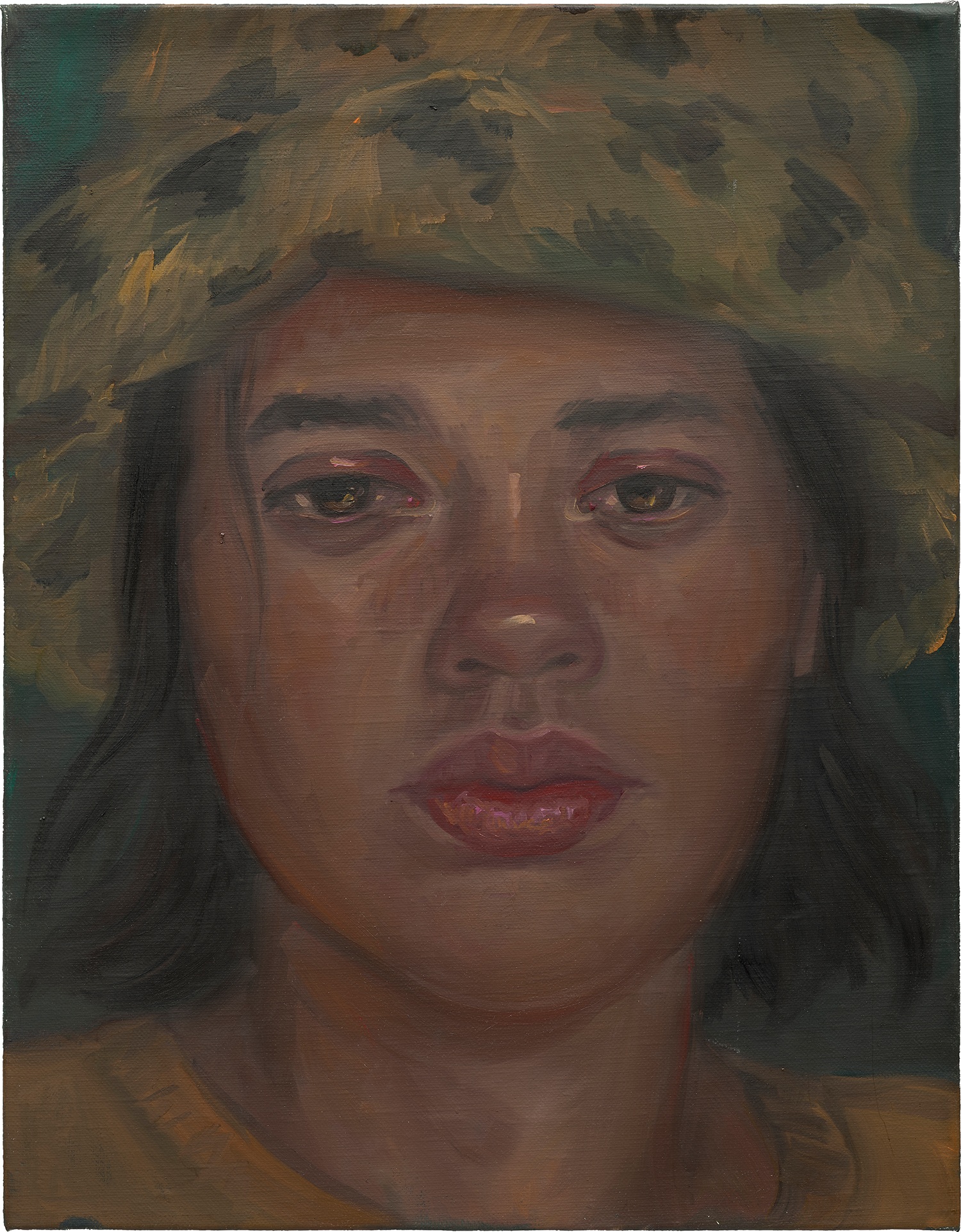 Ana in a Leopard Hat