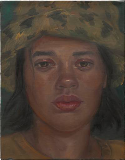 Ana in a Leopard Hat