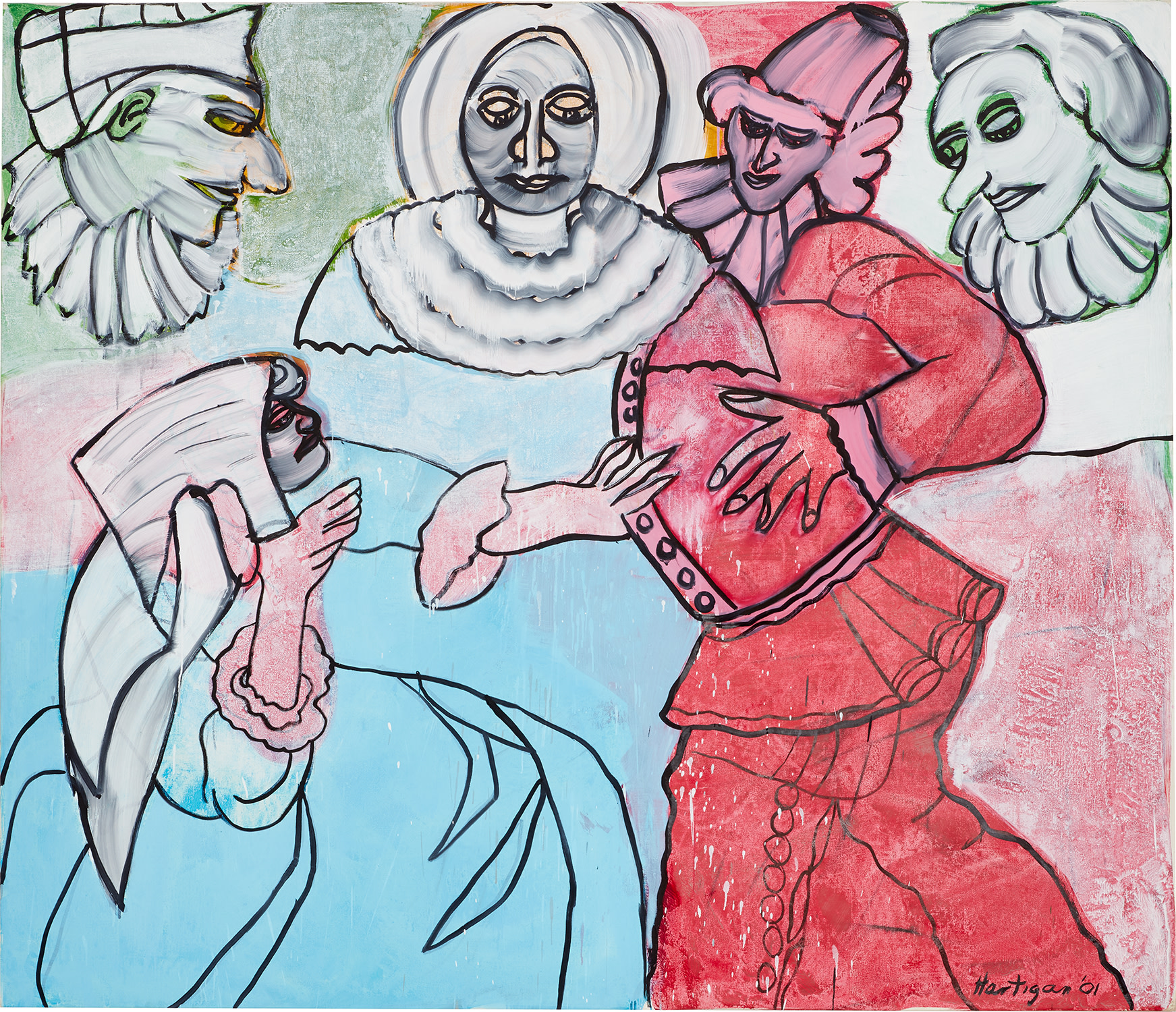 Grace Hartigan — Italian Comedy