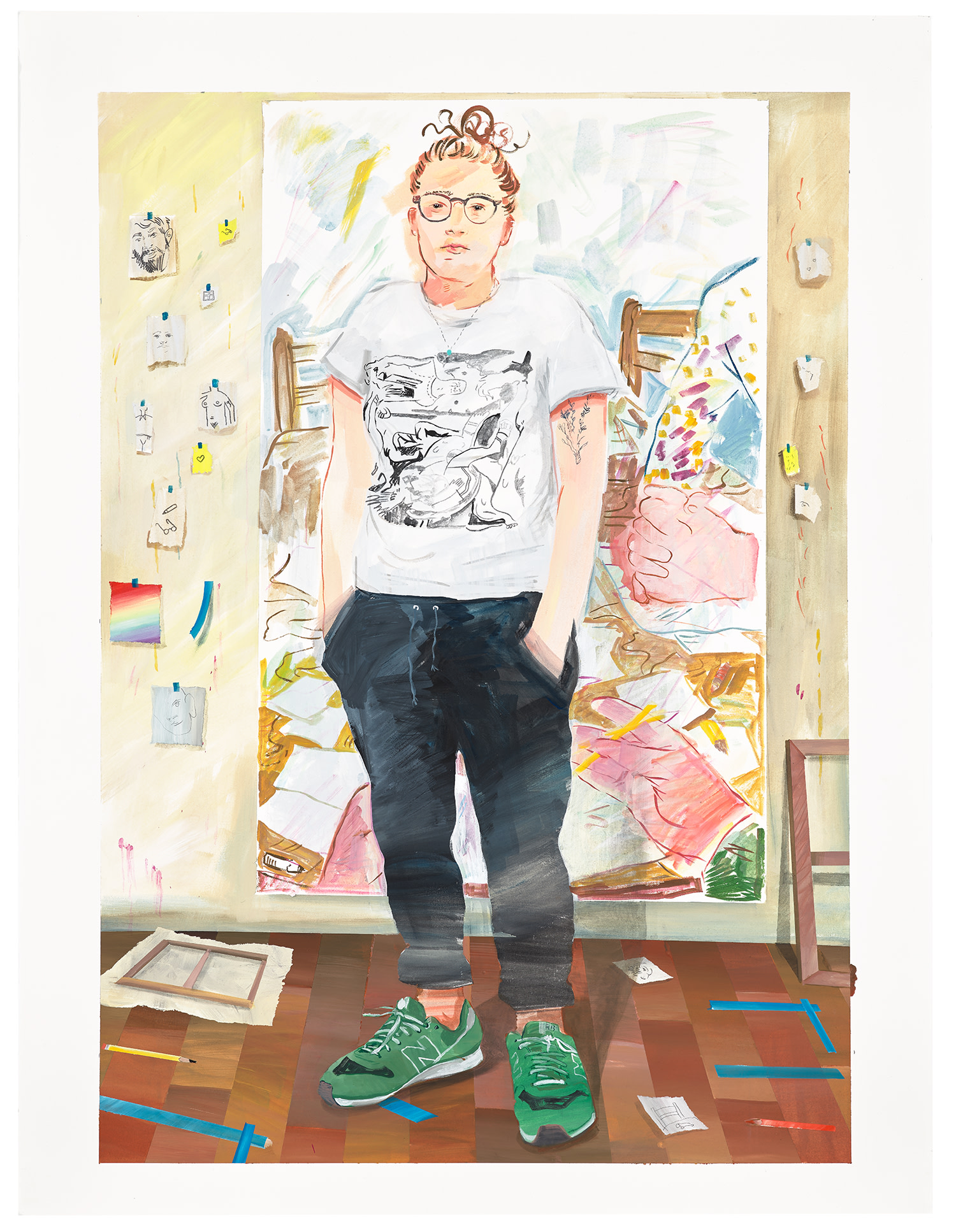 Isolation Studio Self Portrait