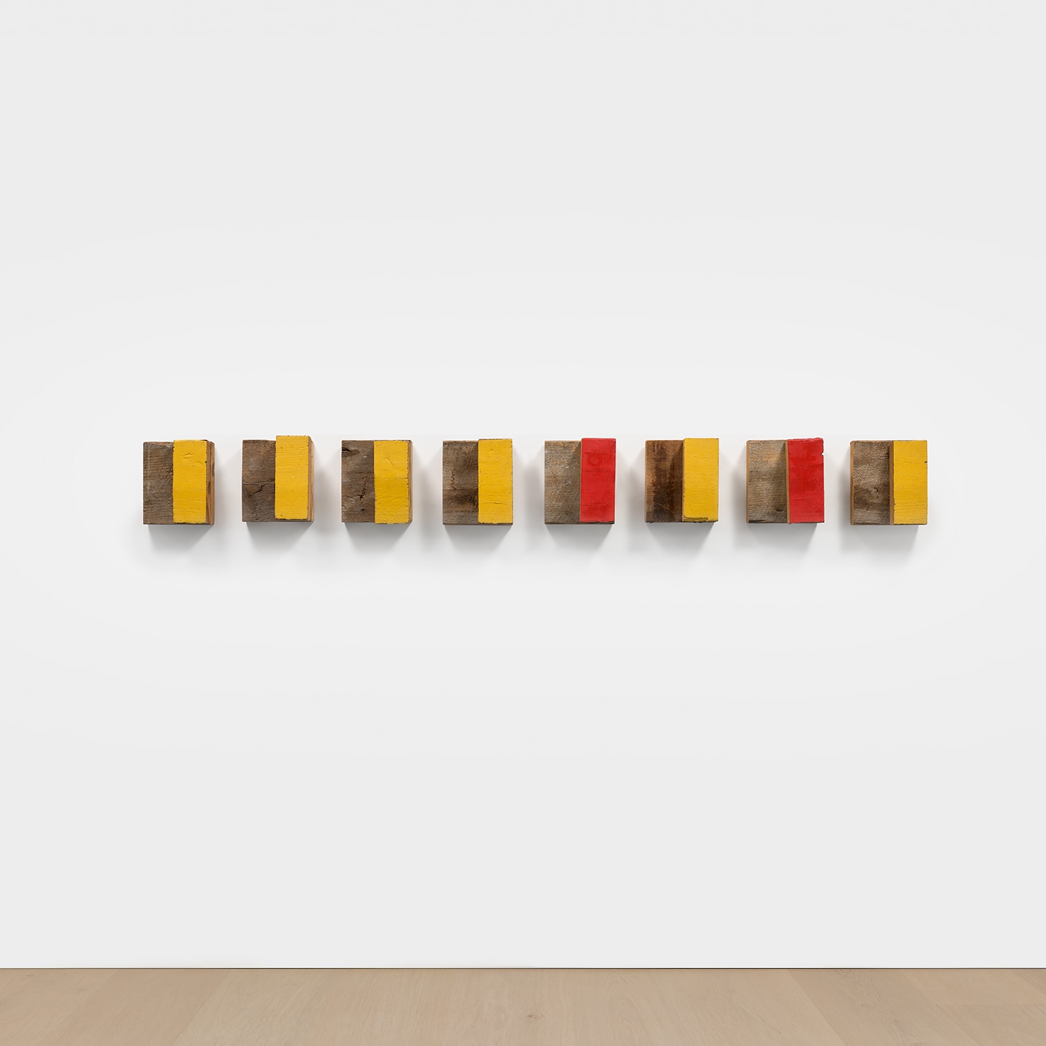 Richard Nonas — Eight Piece Wall Sculpture
