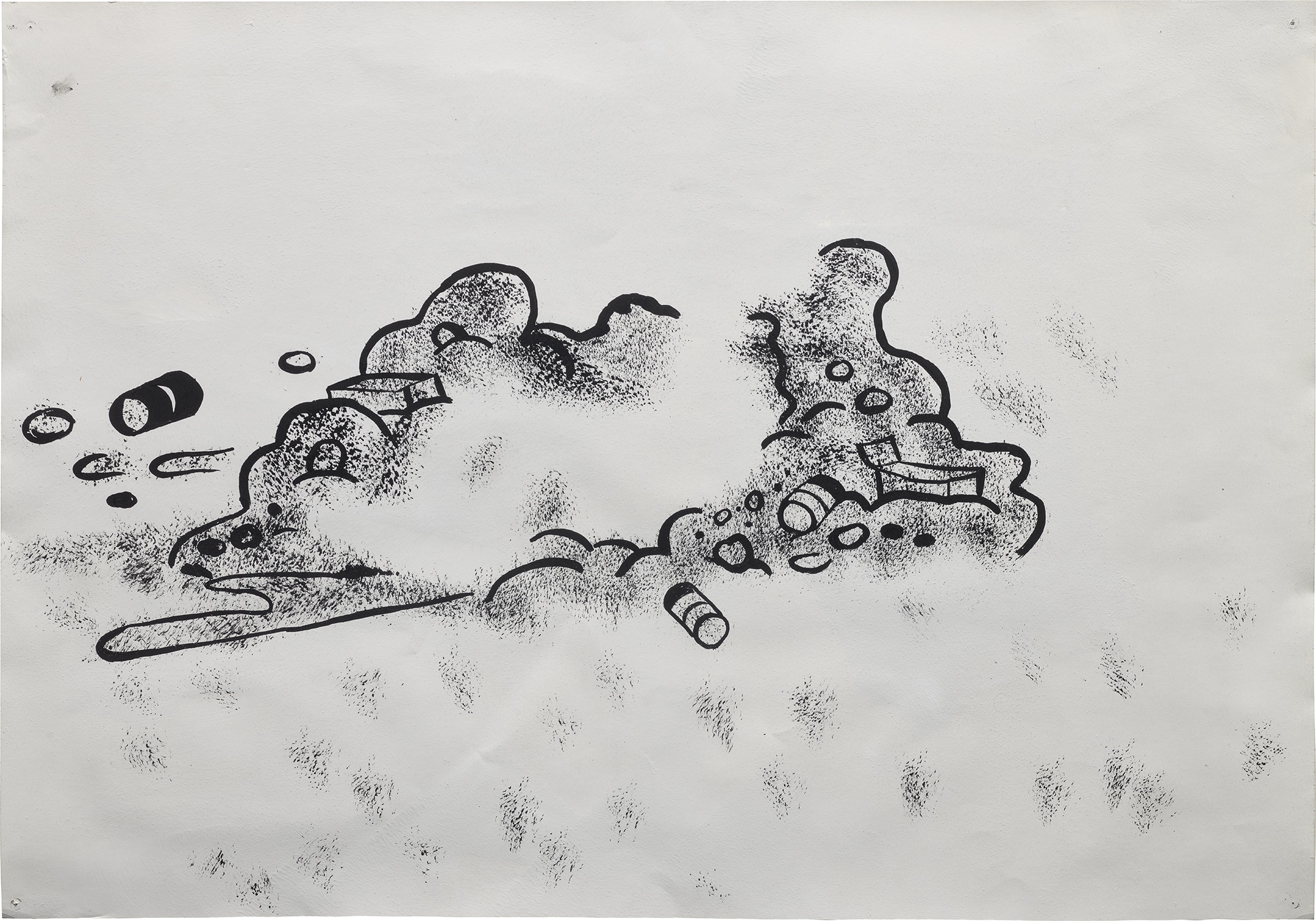 Mike Kelley — Garbage Drawing #43