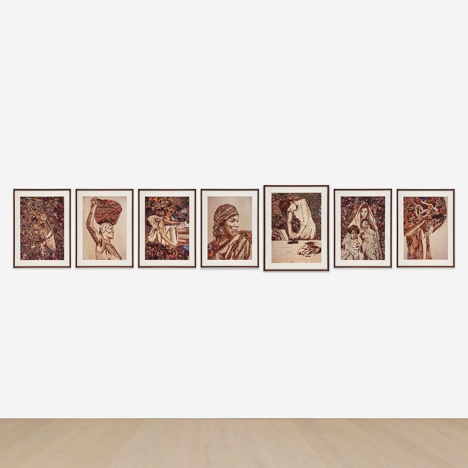 Vik Muniz — Seven works from the series