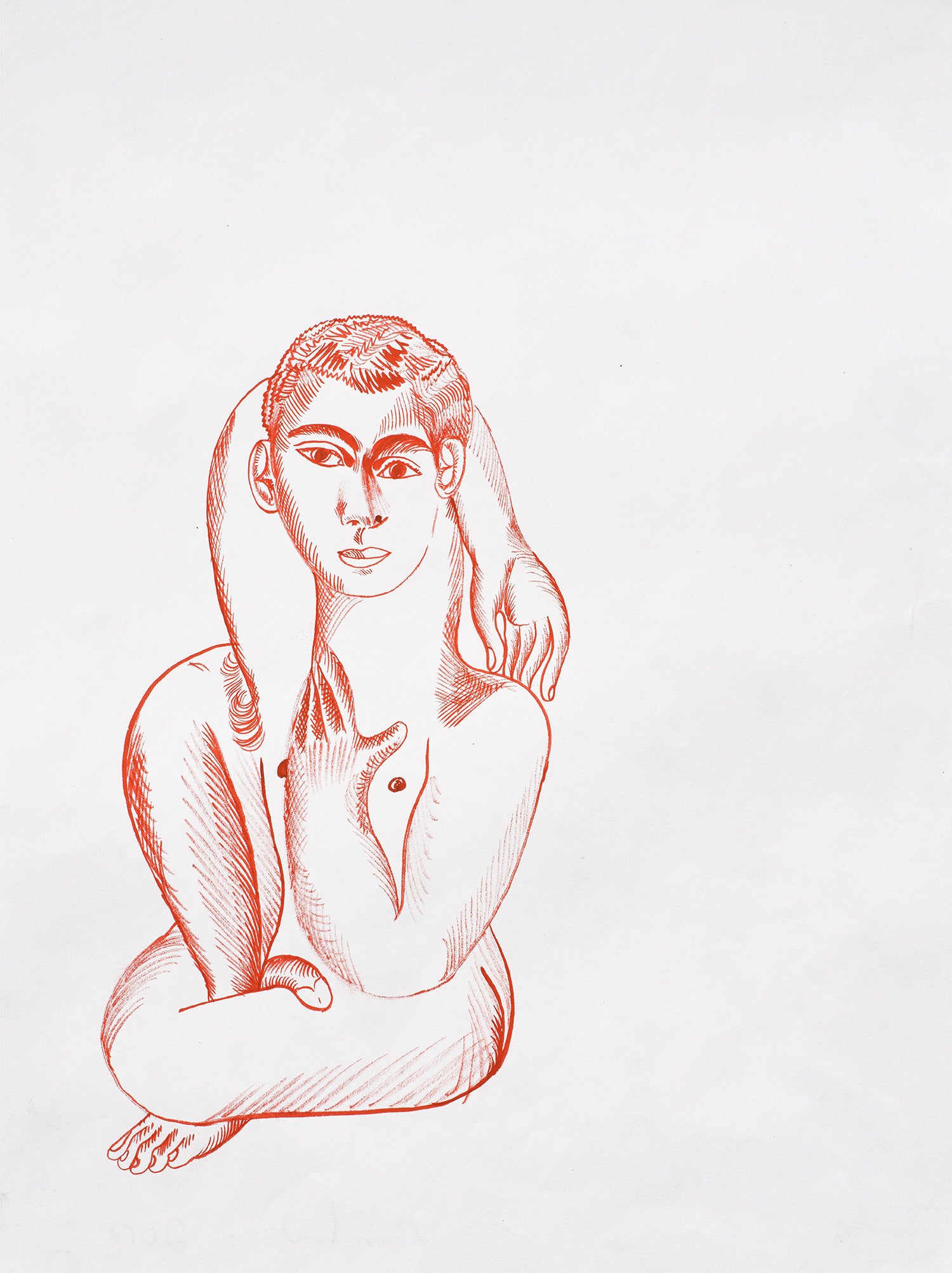 Louis Fratino — Red Figure