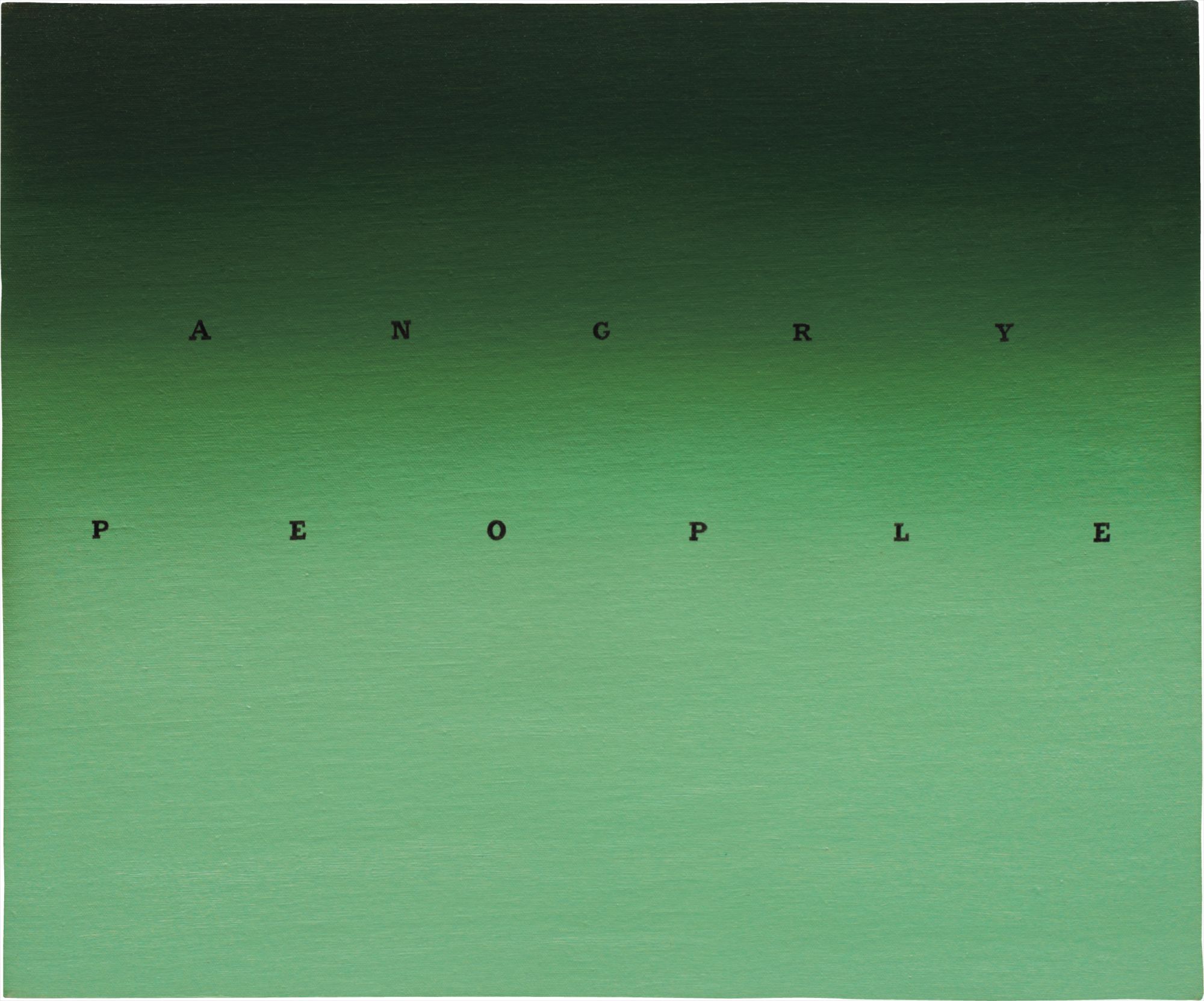 Ed Ruscha — Angry People