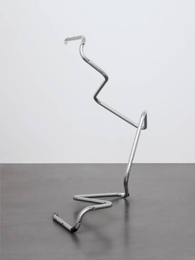 “Then I kept looking at the structure and I realized, the metal was made from bending, and so I wondered what would happen, if I continued bending.”