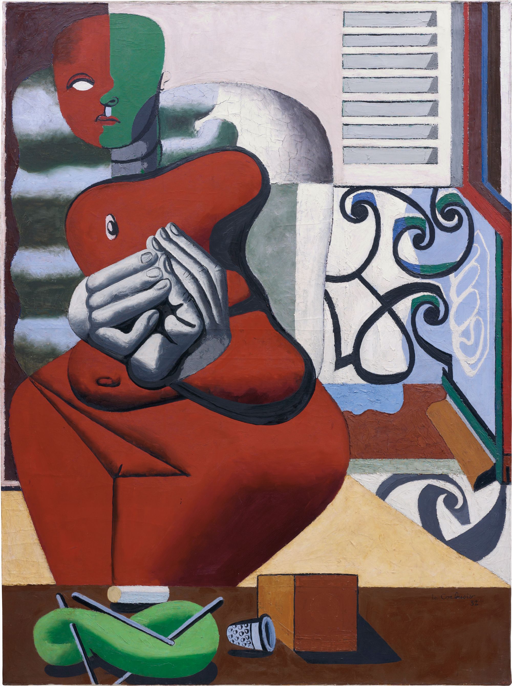 Le Corbusier — Femme rouge et pelote verte