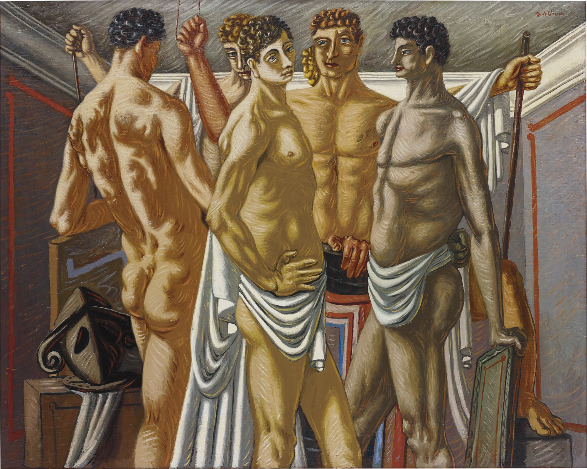 Giorgio de Chirico — Gladiateurs au Repos