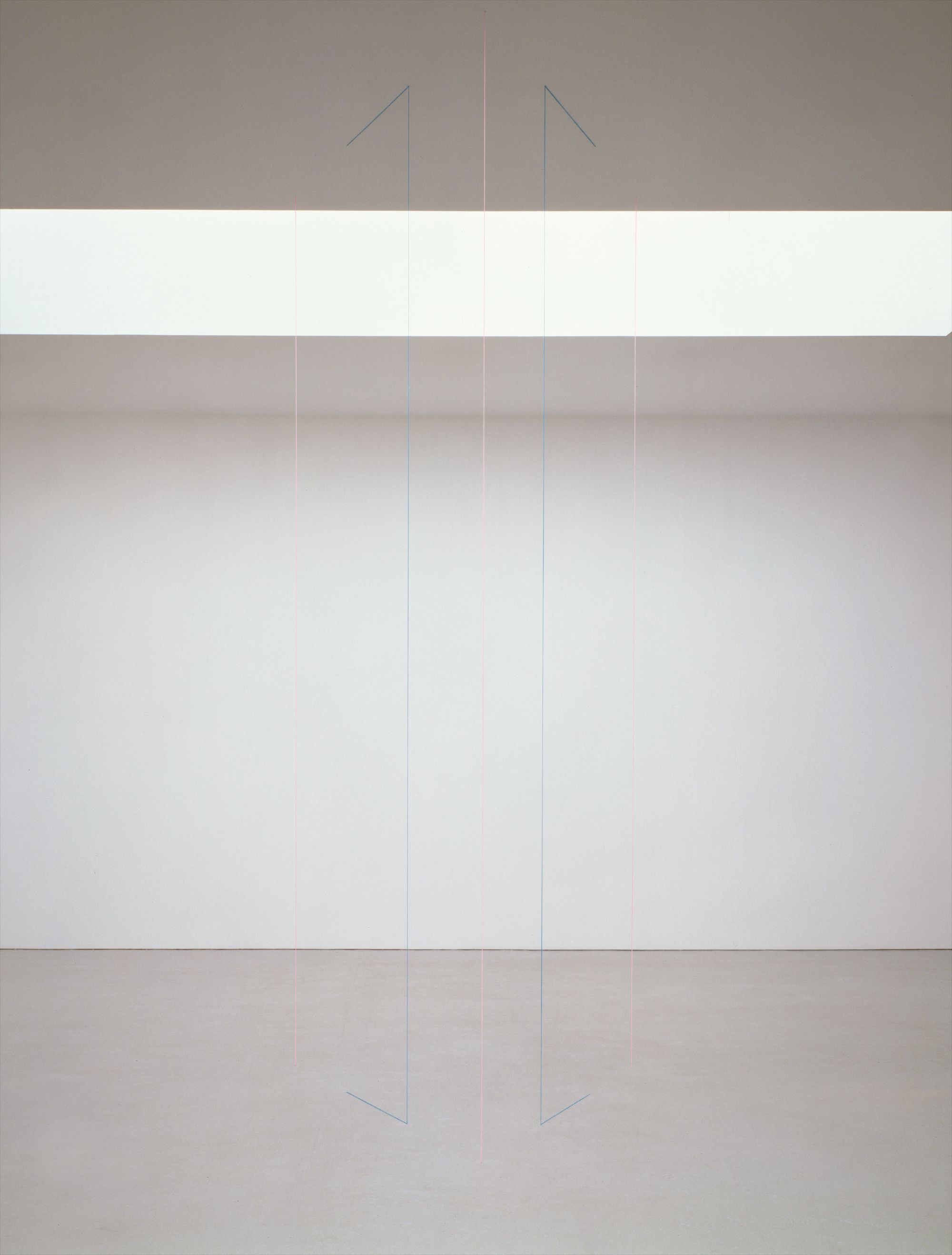 Fred Sandback — dimensions vary with each installation