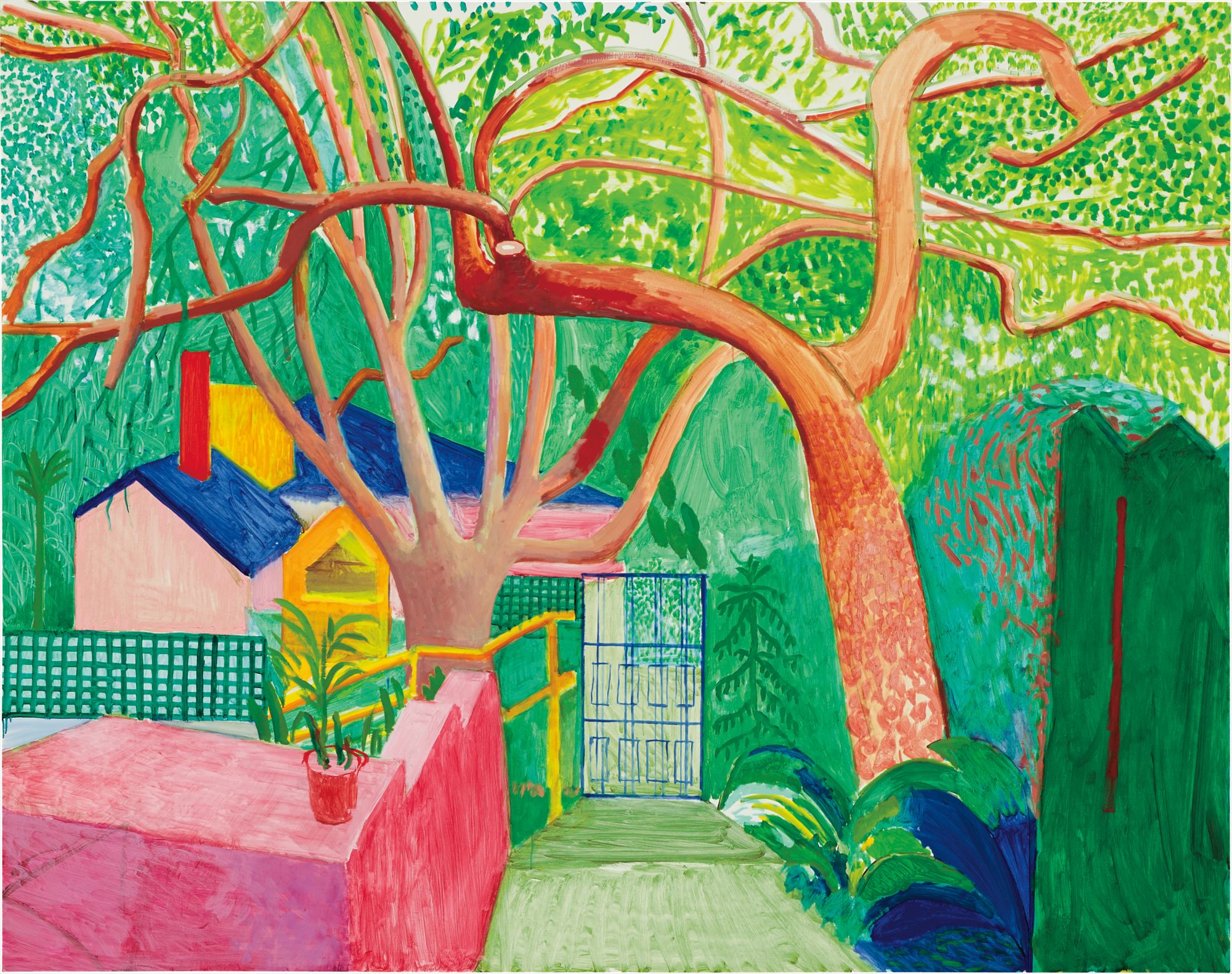 David Hockney — The Gate