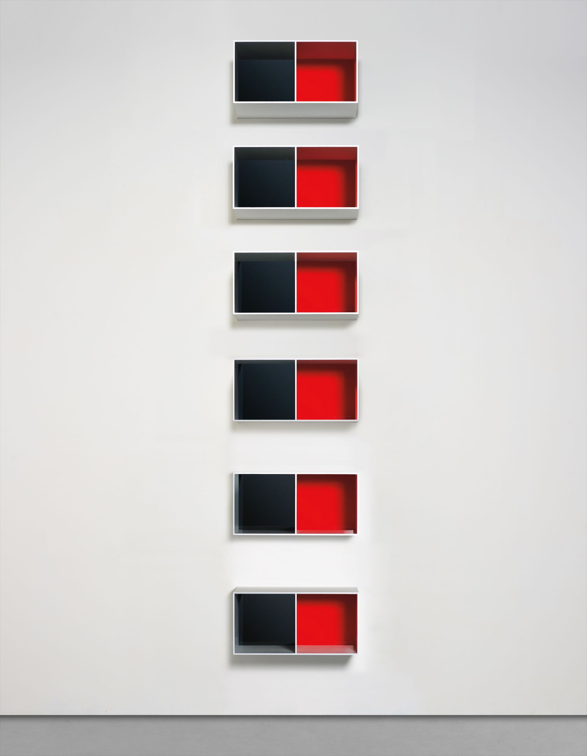 Donald Judd — A pair of colors that I knew of as a child in Nebraska was red and black.  Donald Judd, 1994