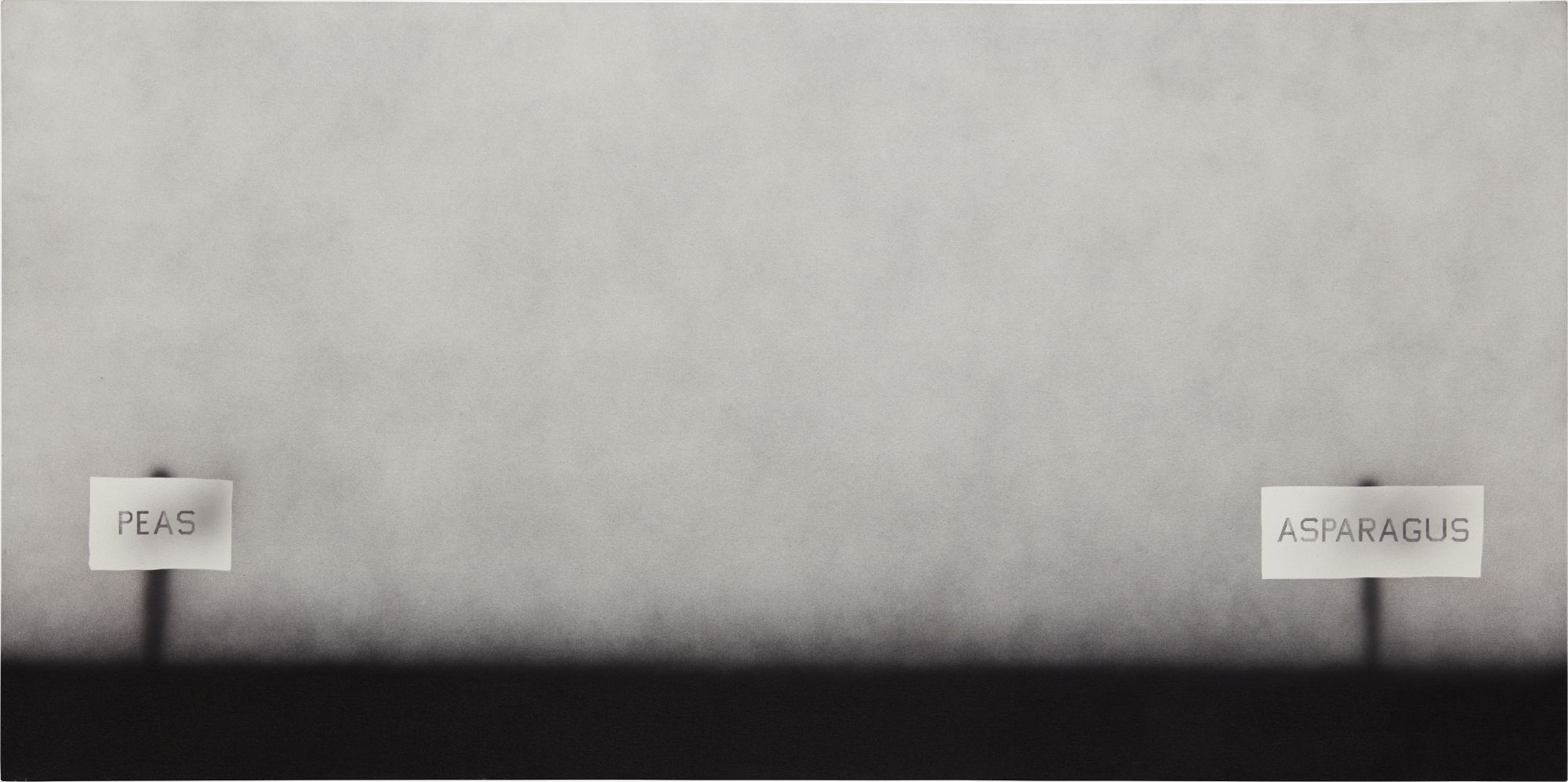Ed Ruscha — Peas, Asparagus