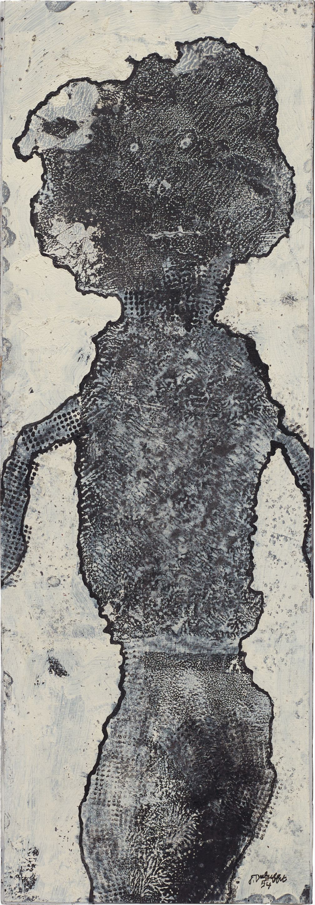 Jean Dubuffet — Femme aux Vêtements Laineux