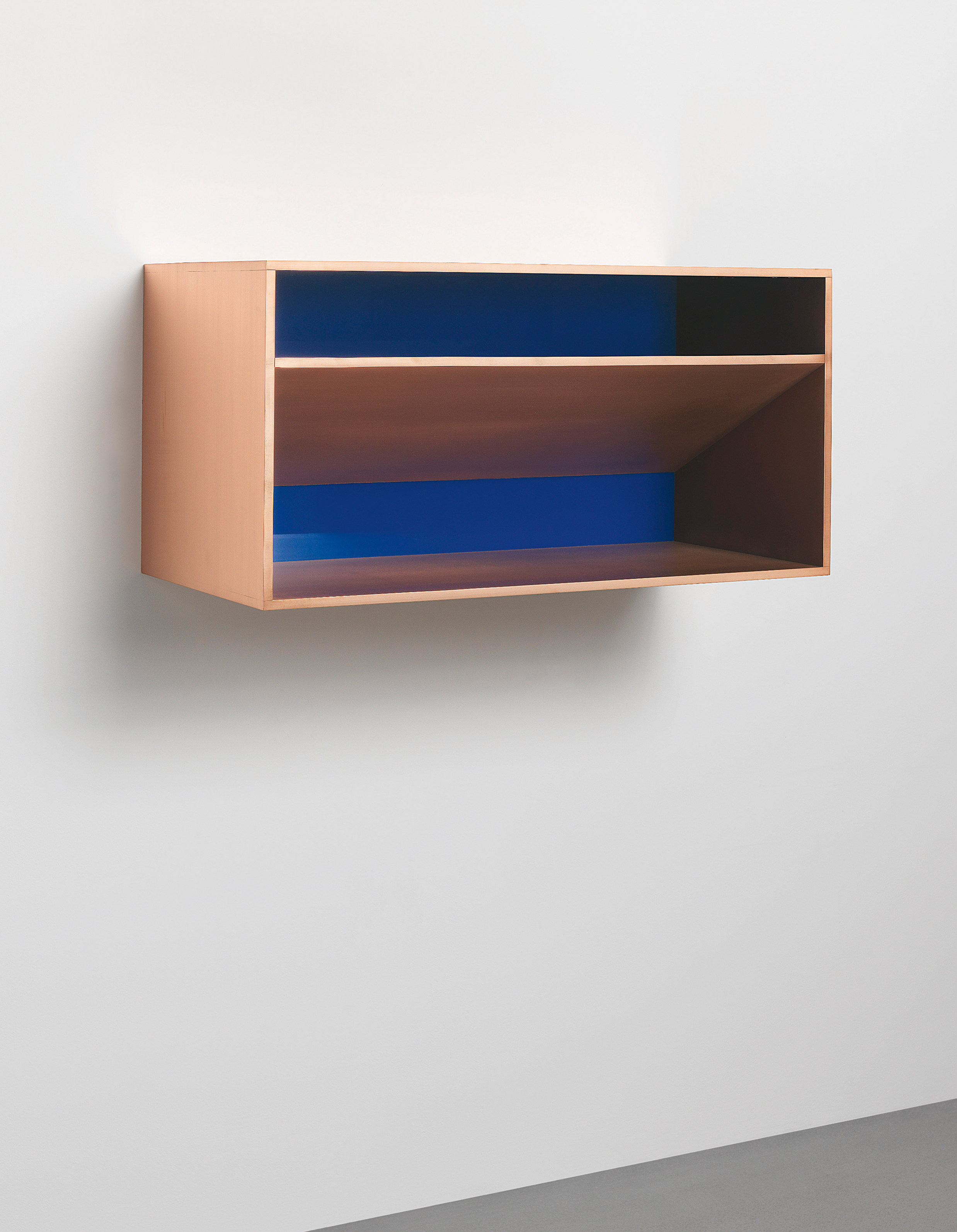 Donald Judd — A remarkable example of Judd’s iconic wall-mounted “meter boxes”,