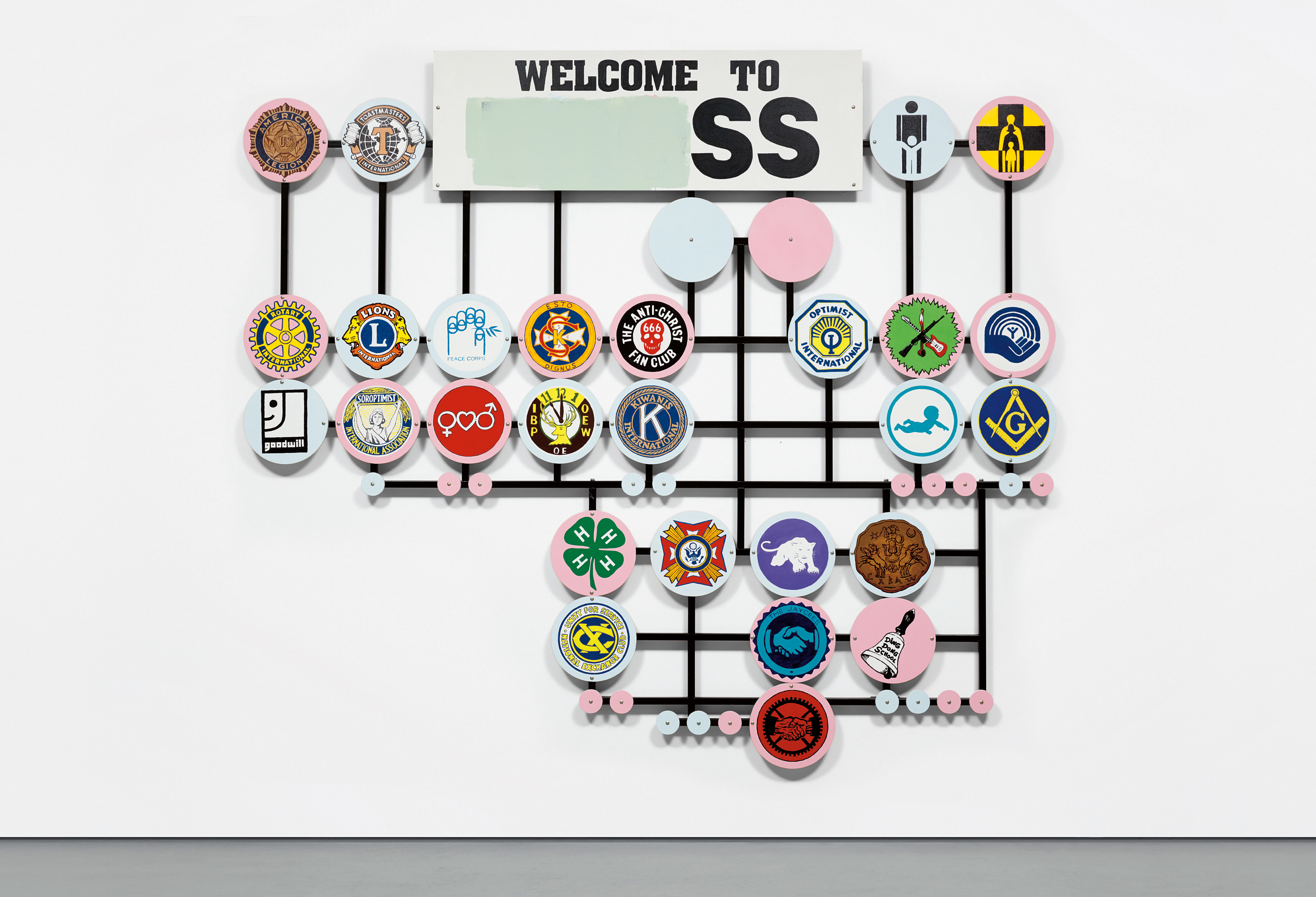 Mike Kelley — Entry Way (Genealogical Chart)