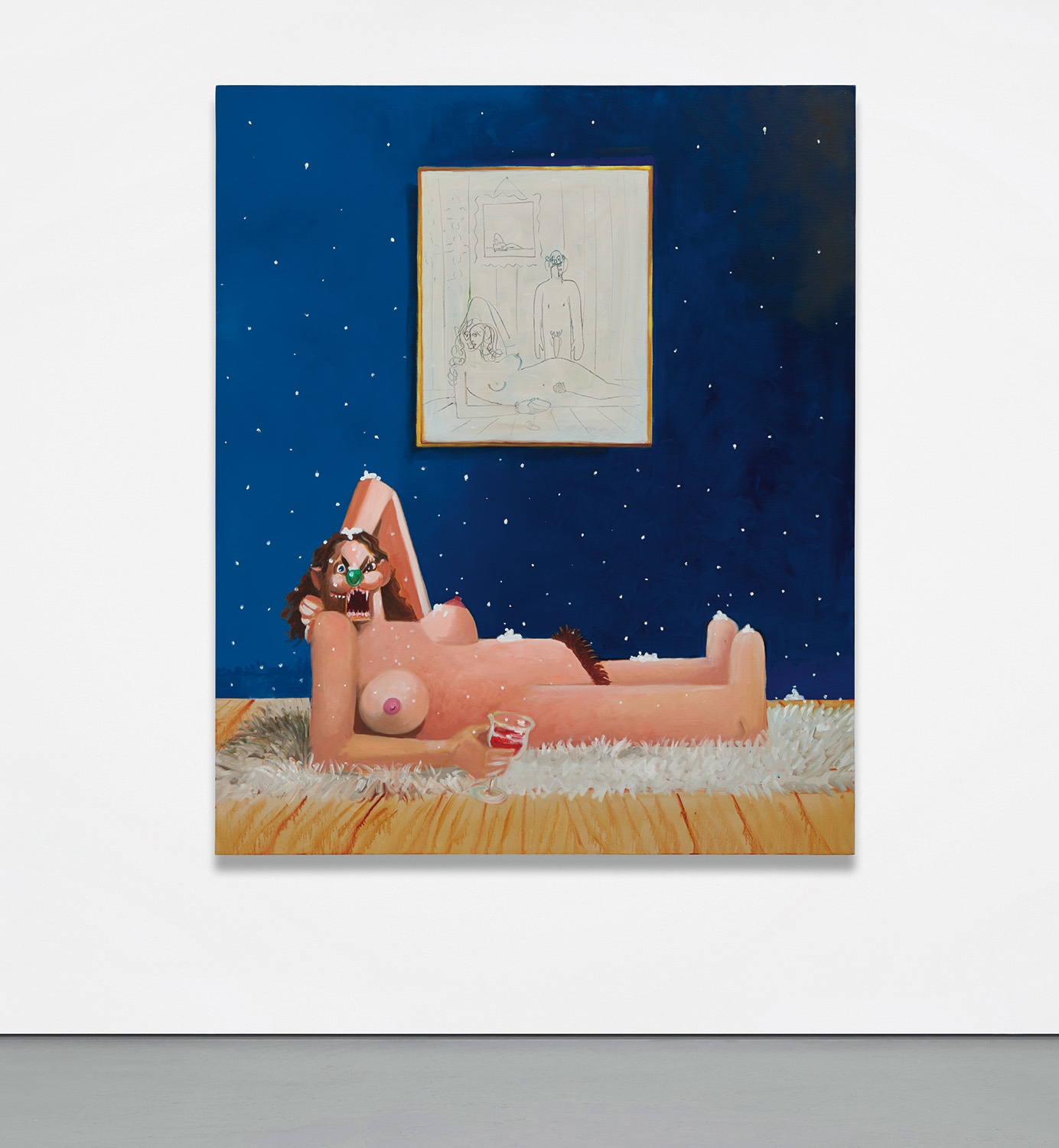 George Condo — Dreaming Nude