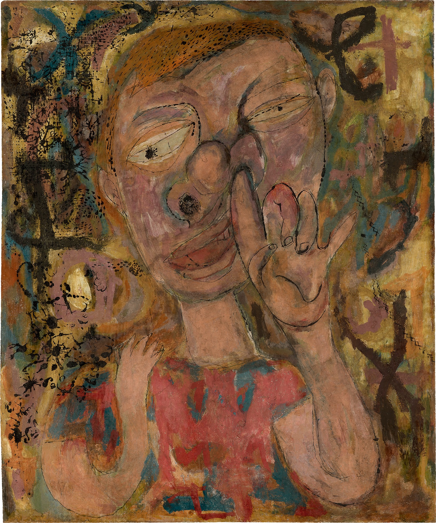 Andy Warhol — Nosepicker I: Why Pick on Me (The Broad Gave Me My Face But I Can Pick My Own Nose)