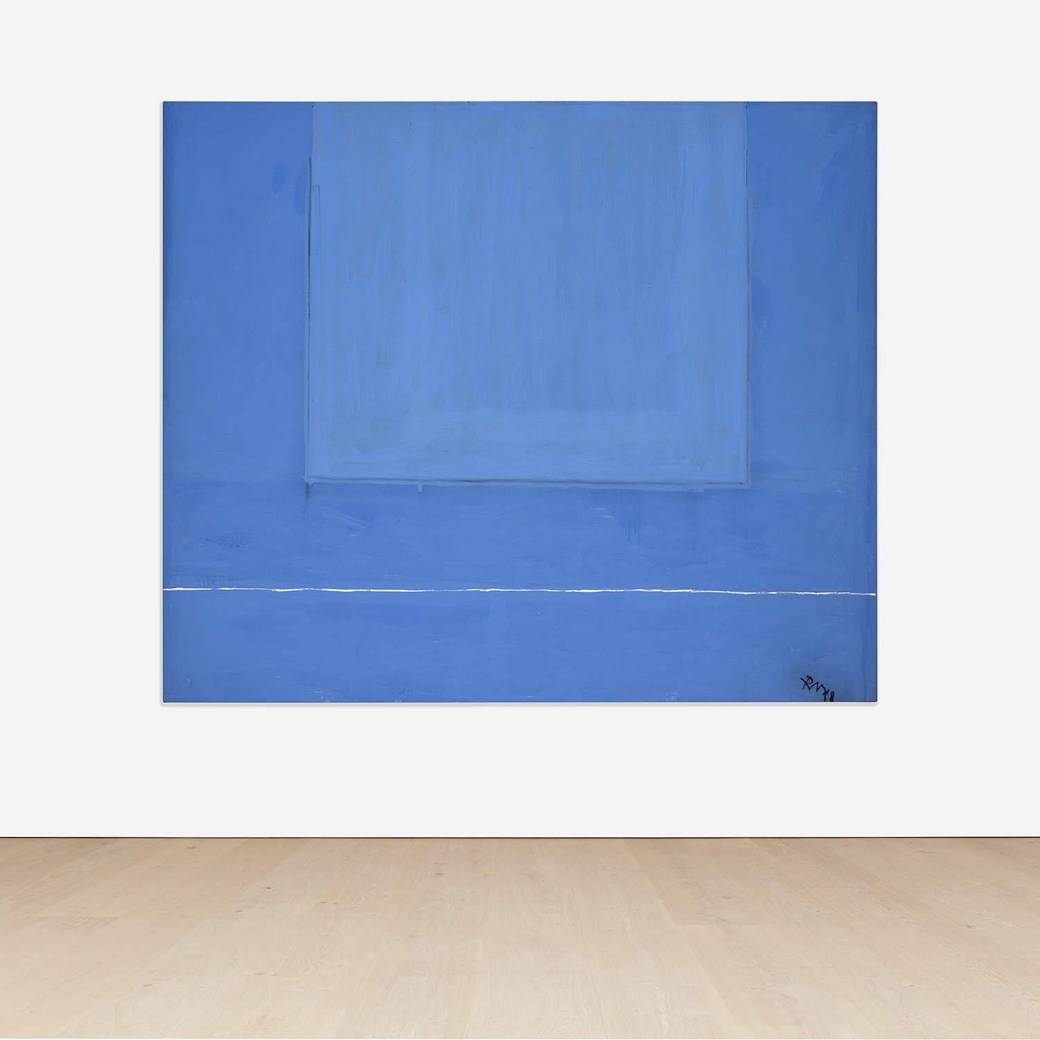 Robert Motherwell — Open No. 25: In Blue with Variations