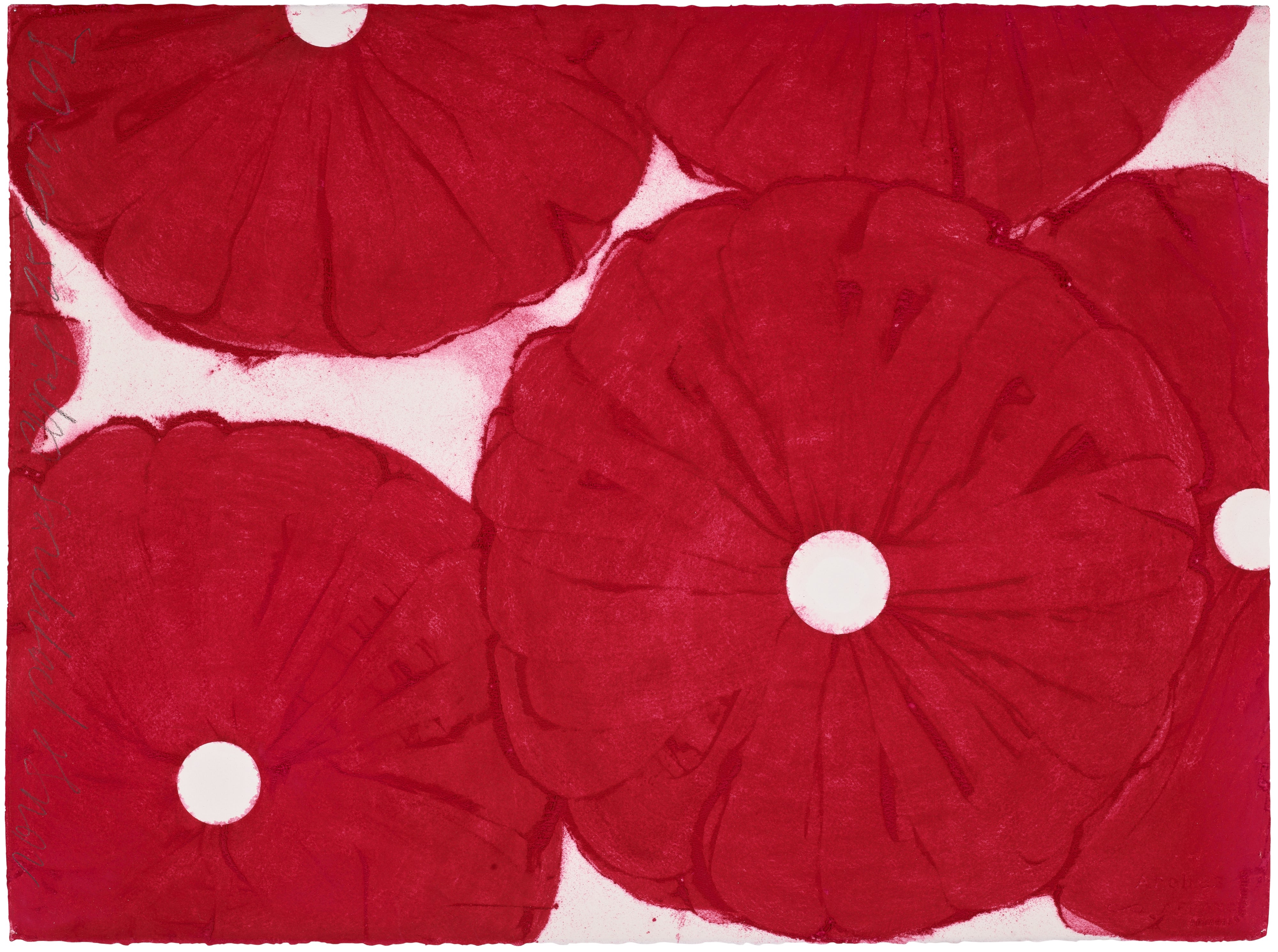 Donald Sultan — Rouge Poppies April 25, 2012
