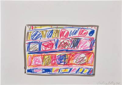 water soluble crayon on paper