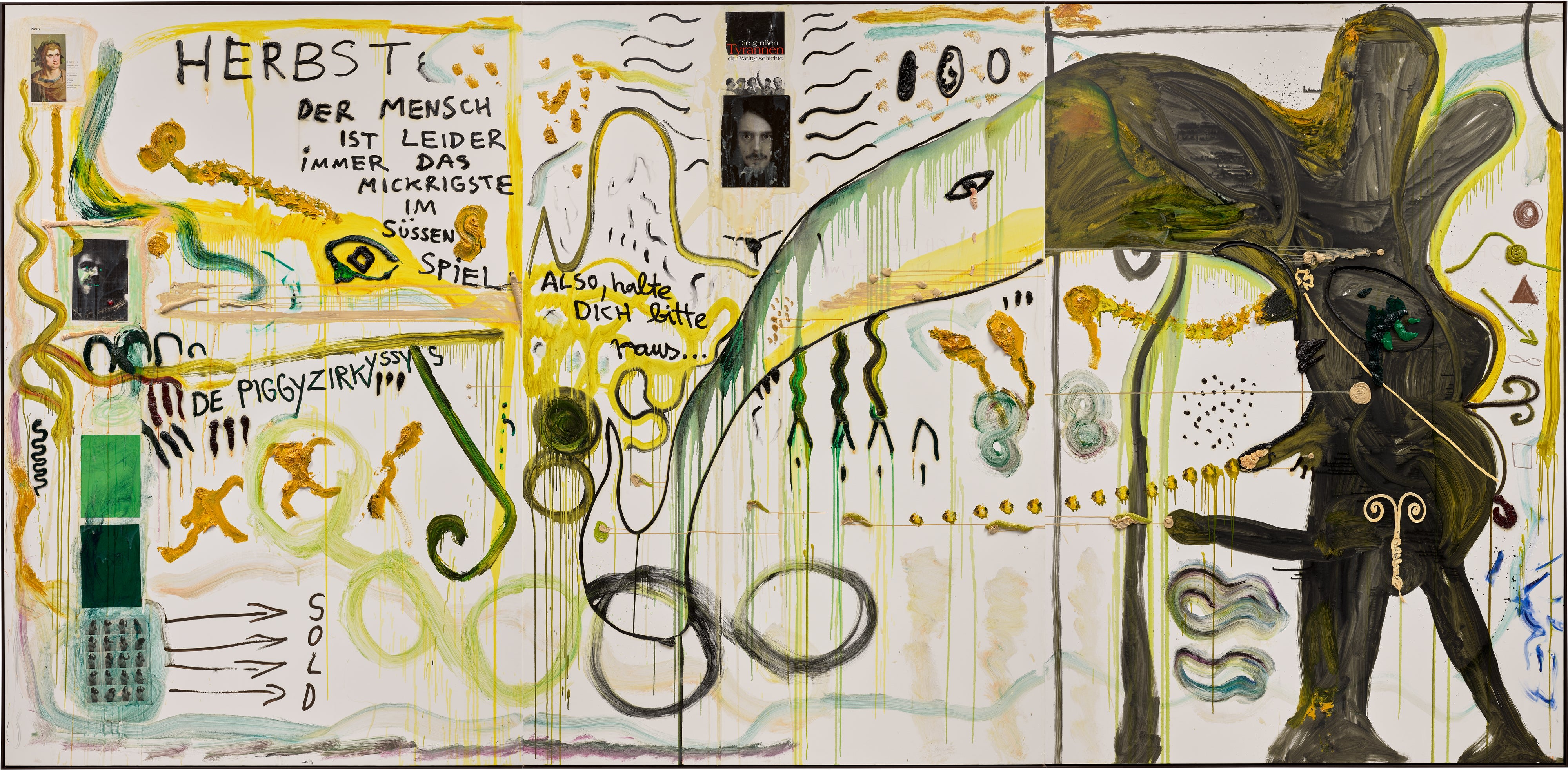 Jonathan Meese — Oh, Herbst, du lebst, wie Sau, danke ihr TYRANNISchen