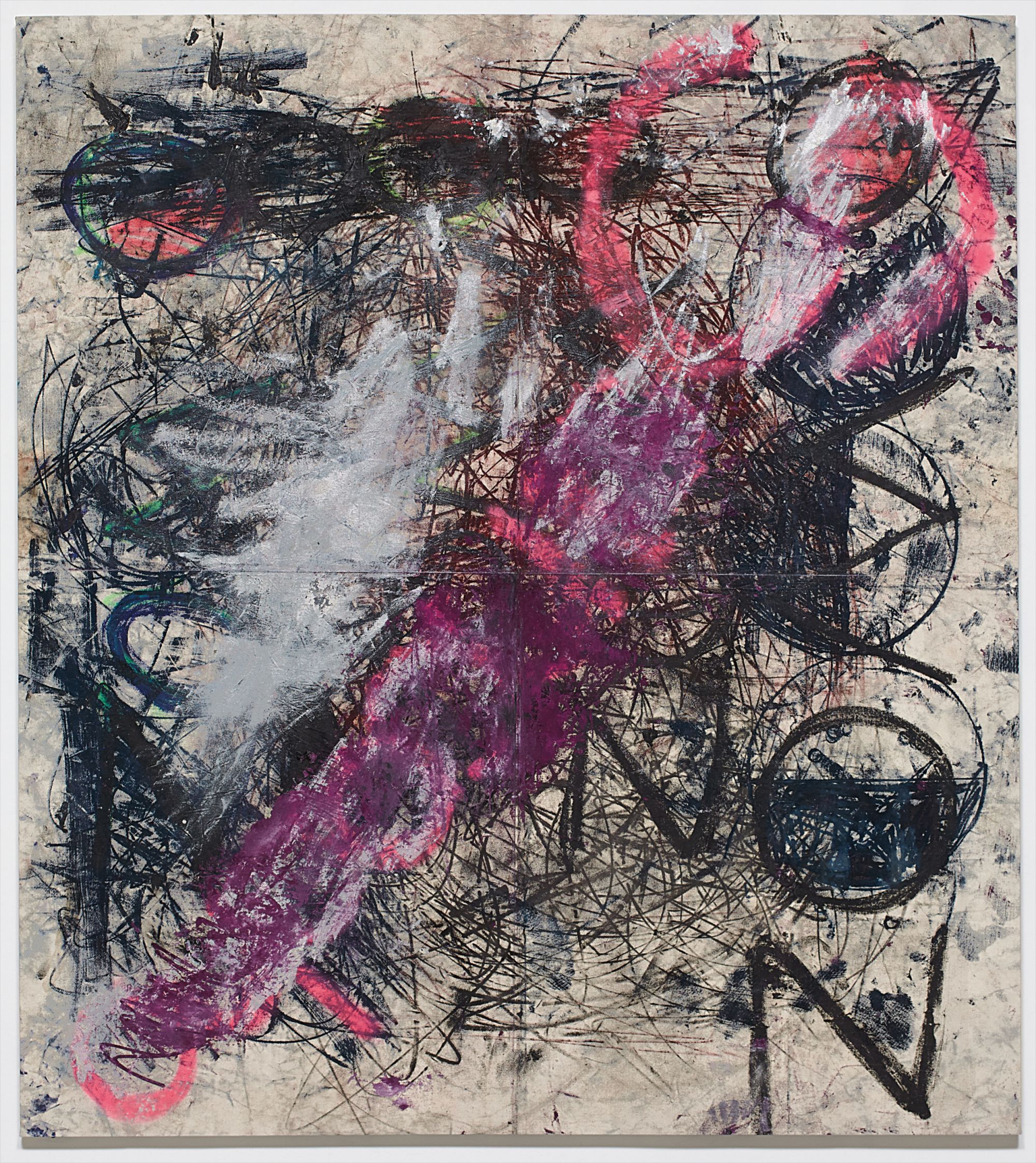 “The individual canvases are very much the DNA; they record that movement, the process of making.” - Oscar Murillo, 2013