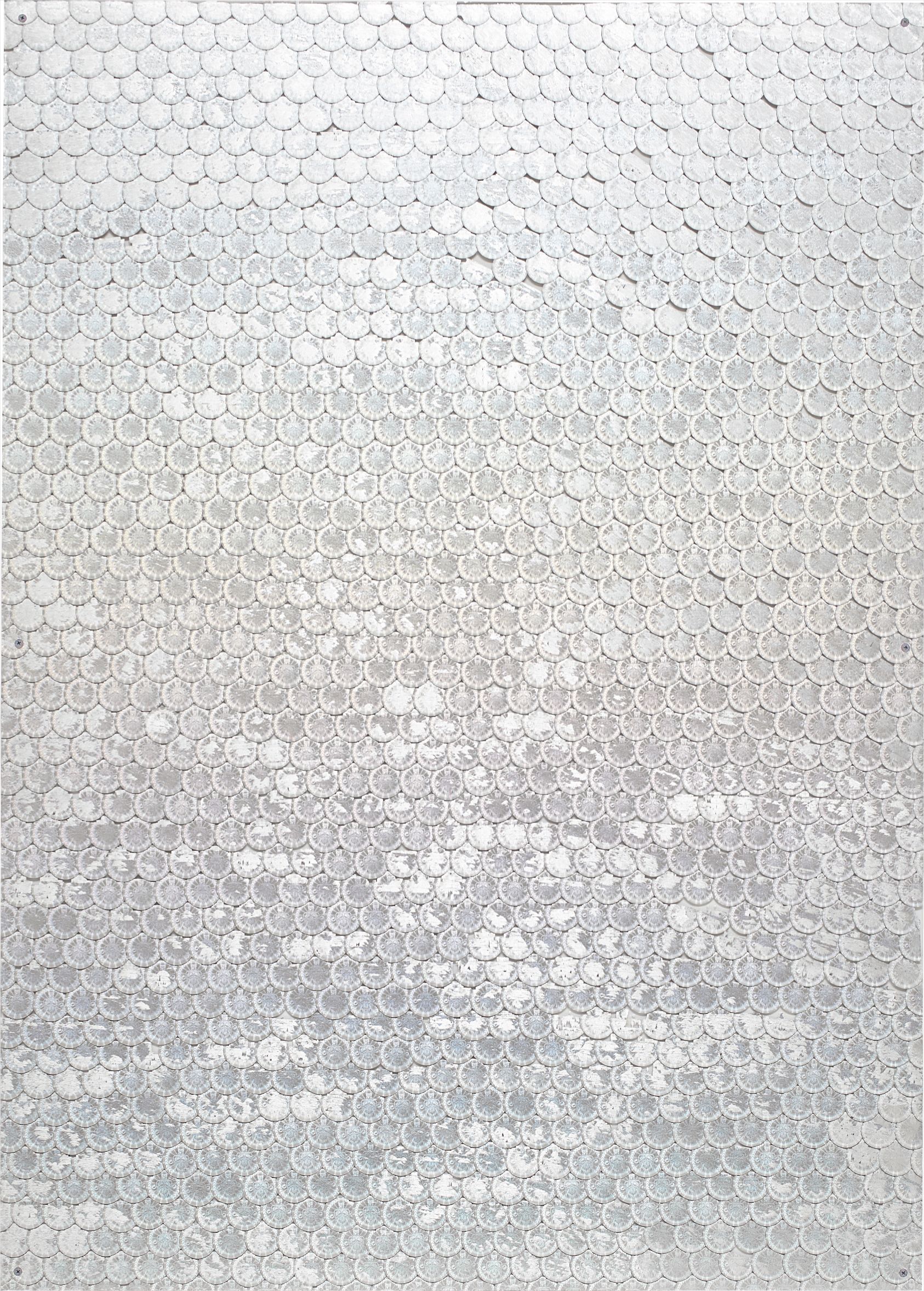 tamper evident security hologram stickers on PET (polyethylene terephthalate) sheet, airbrushed clear coating