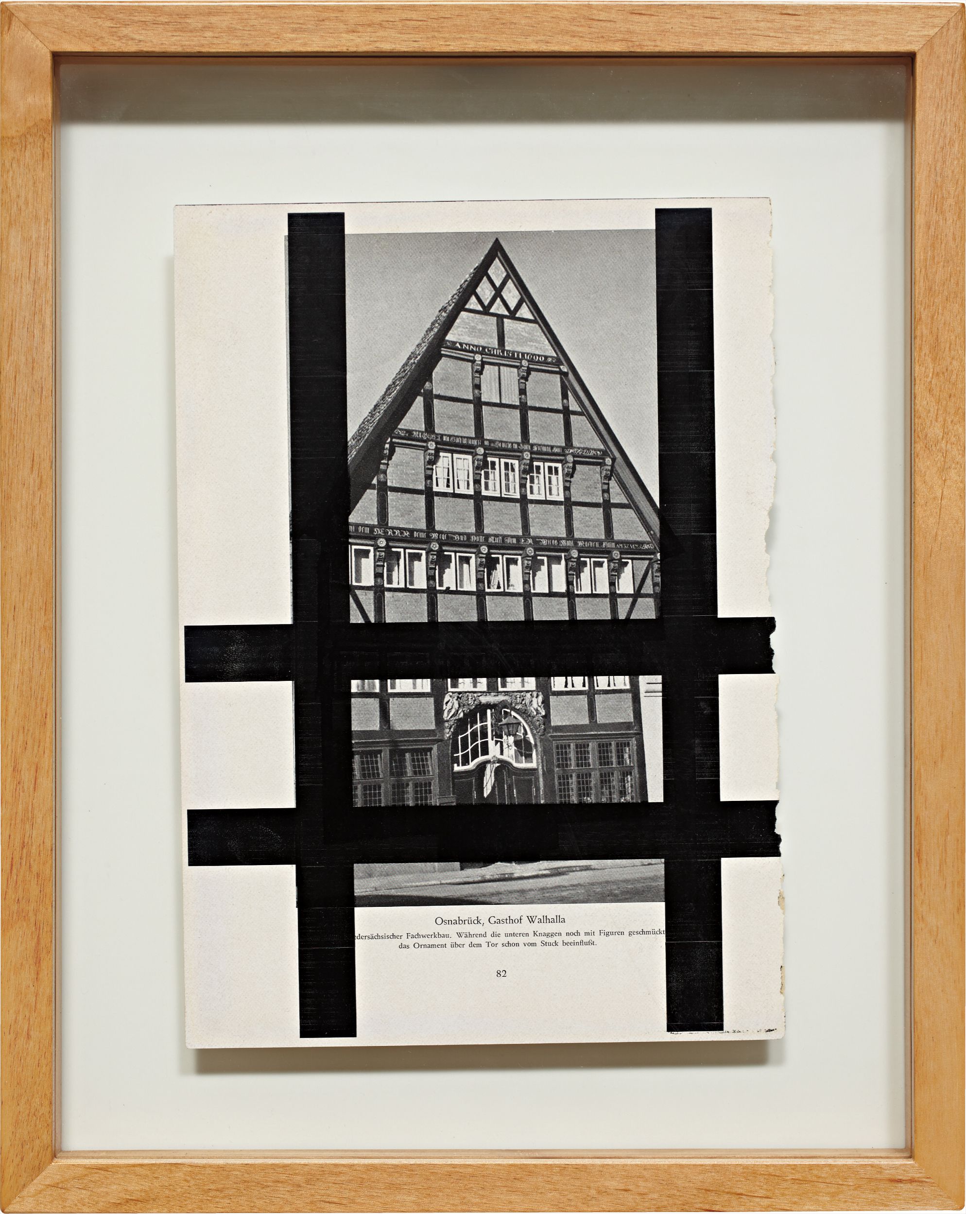 Wade Guyton — Epson DURABrite inkjet print on book page