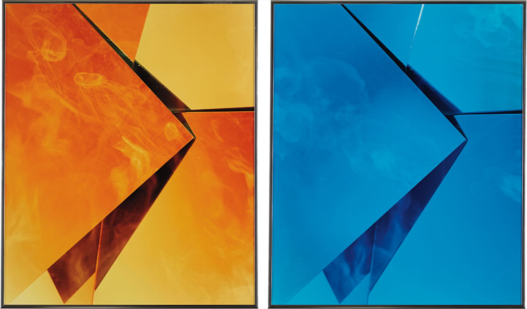 Two works: (i) Smoke and Mirrors #21; (ii) Smoke and Mirrors #23