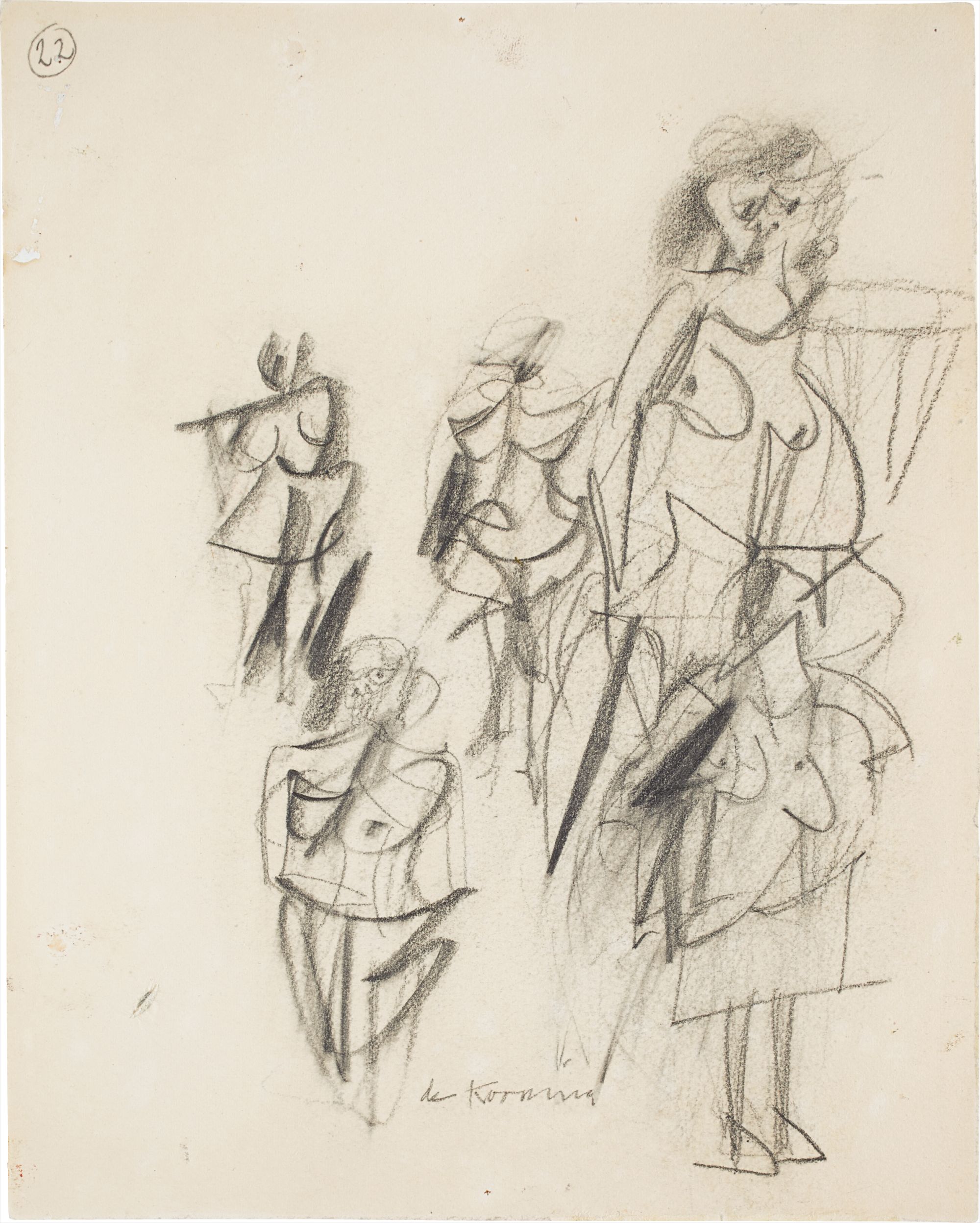 Willem de Kooning — As Willem de Kooning rocketed into his most prolific phase of his career in the 1950s, his artistic output seemed to come in all forms.
