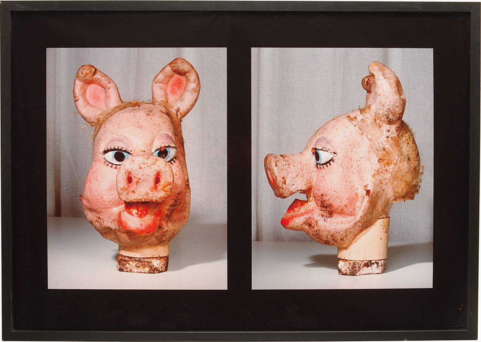 Masks, Front and Side View (Pig)
