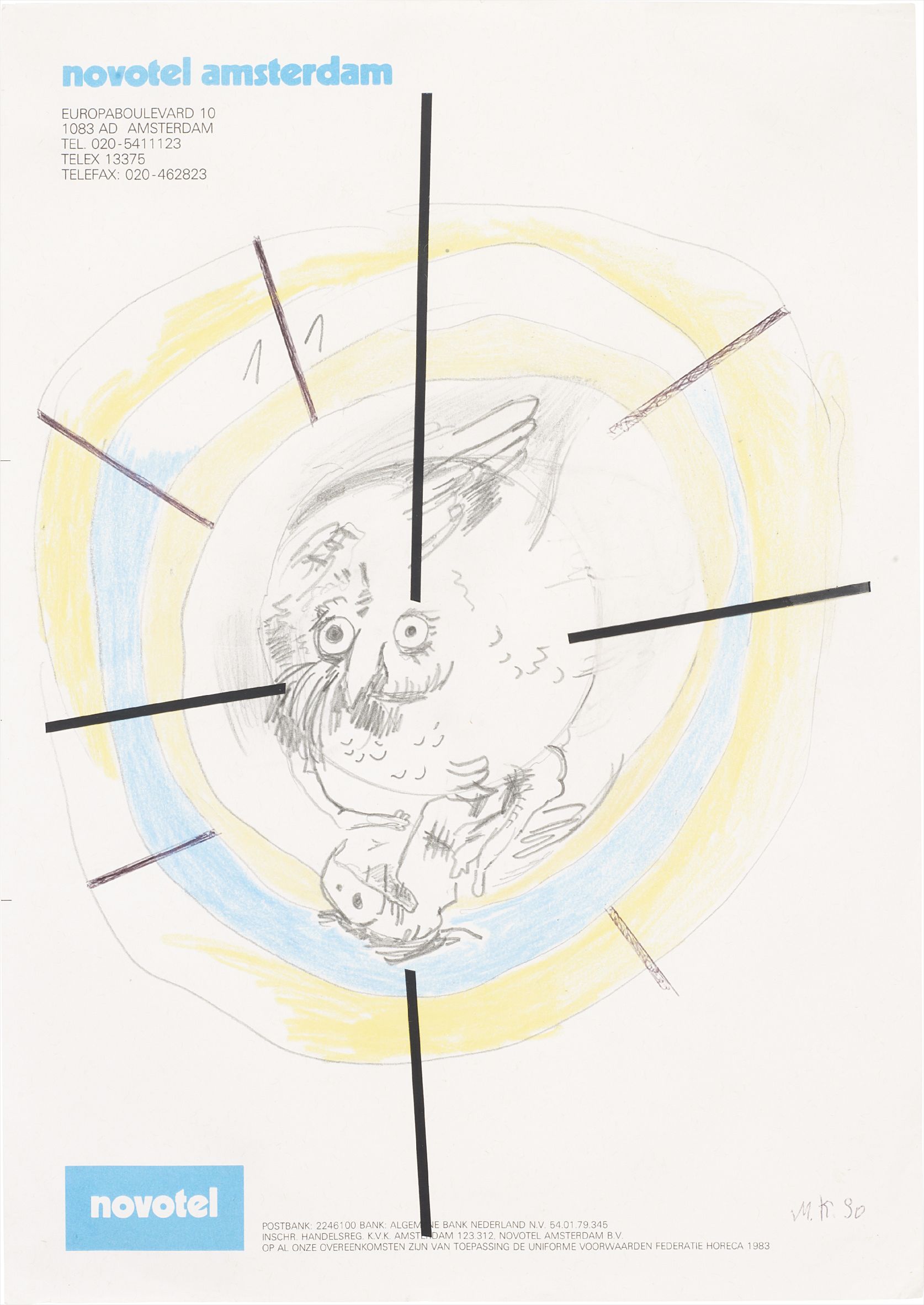 Martin Kippenberger — Hotel Drawing (Novotel Amsterdam)