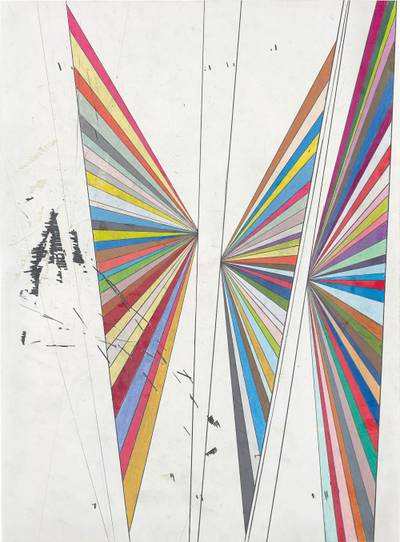 “… the ‘Butterflies’ are fairly planned out. They’re still intuitive, but I generally know where they’re going. It’s a different kind of freedom, a different kind of expressionism. It’s personal without being overly personal.” Mark Grotjahn, 2007.