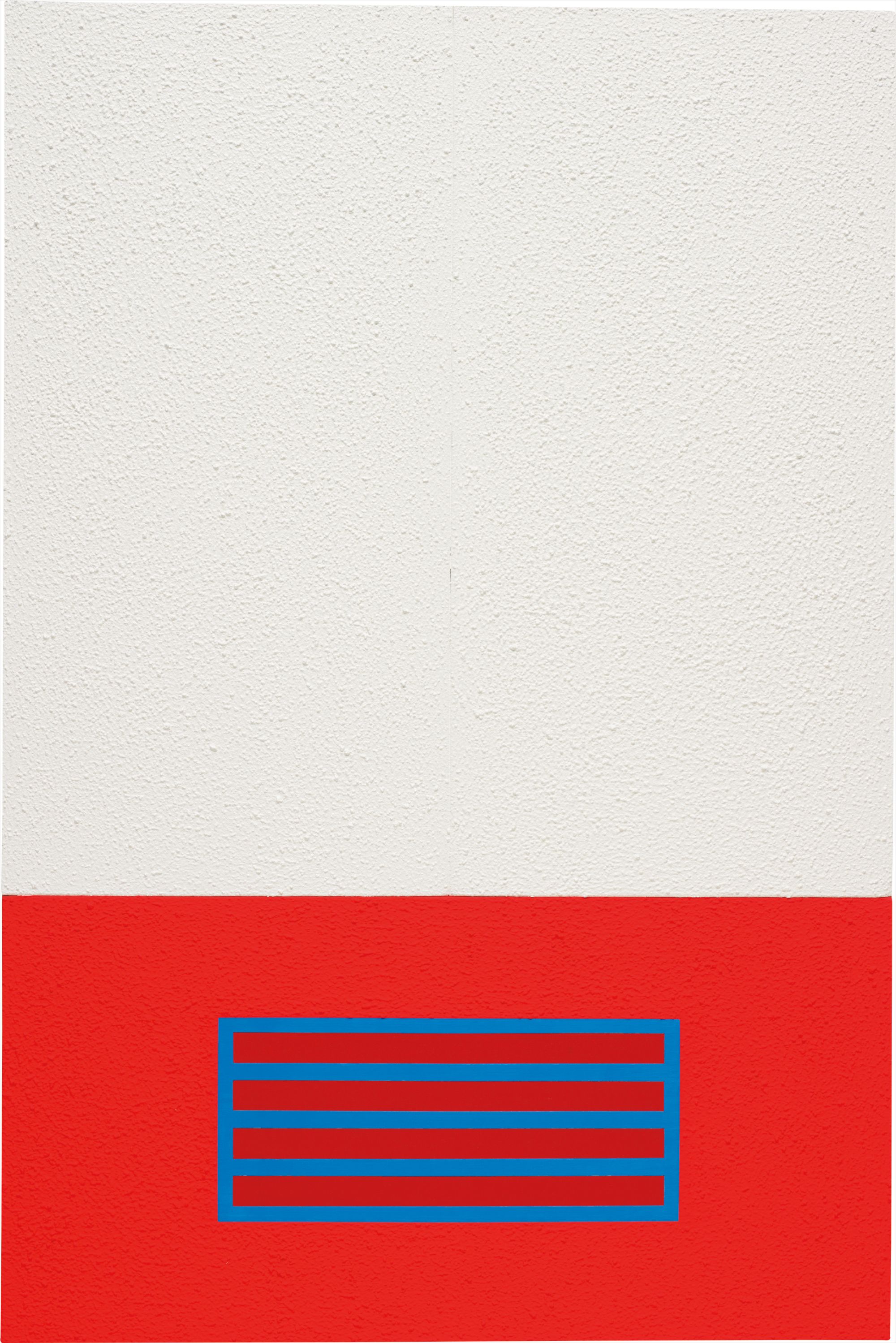 Peter Halley — Two Cells, Horizontal Prison