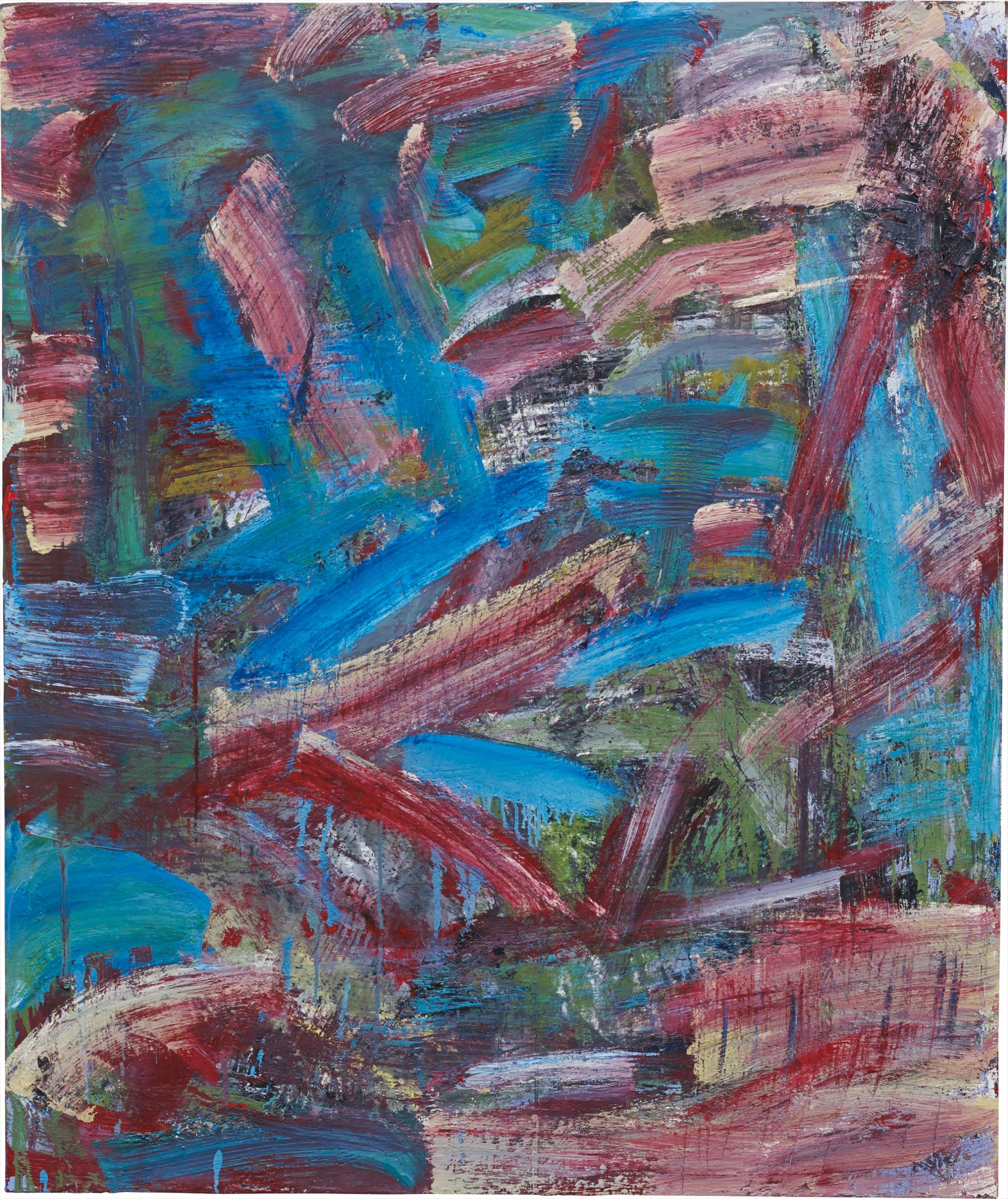 Louise Fishman — Swarm of Thoughts