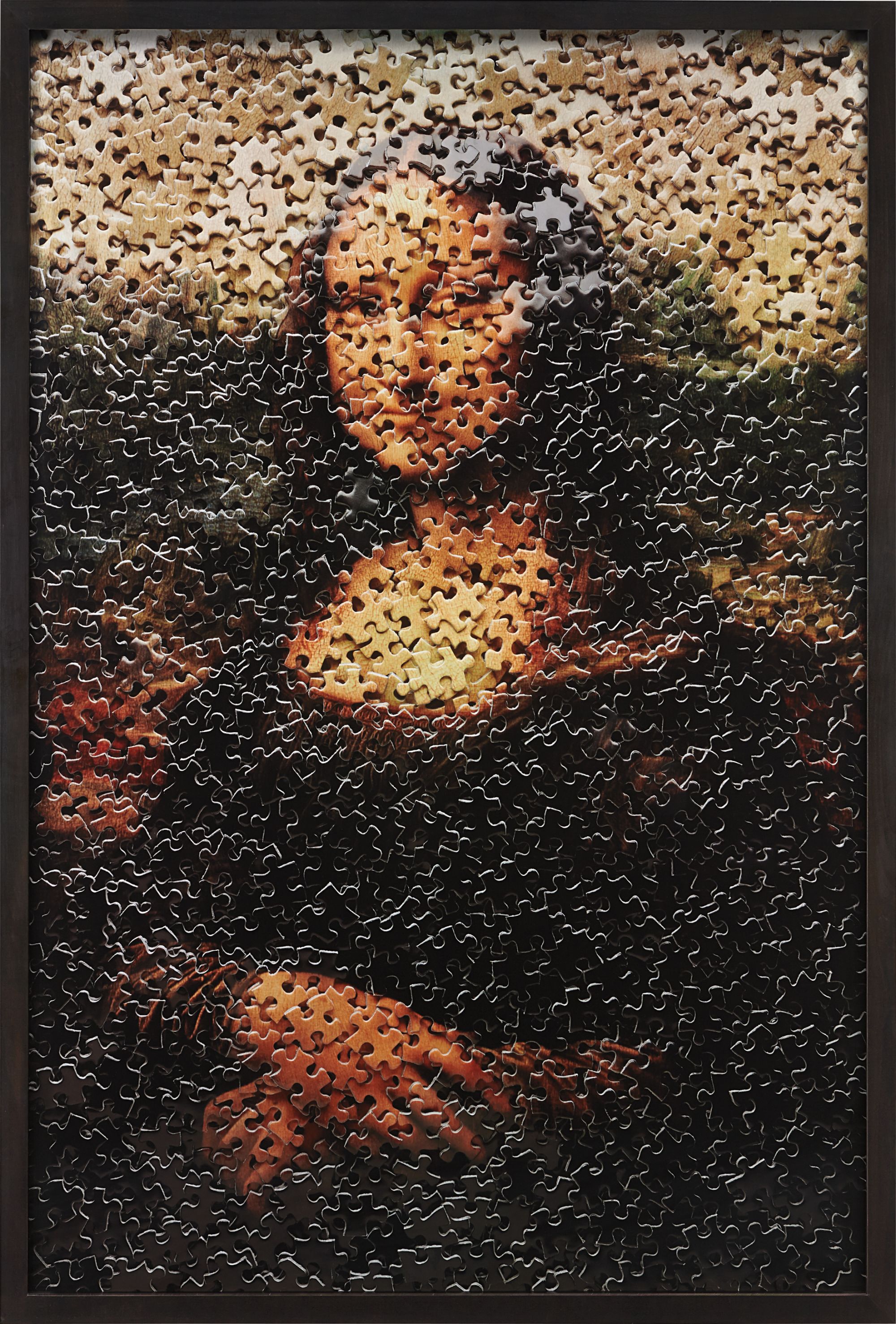 Vik Muniz — Mona Lisa, after Leonardo da Vinci (Gordian Puzzles)
