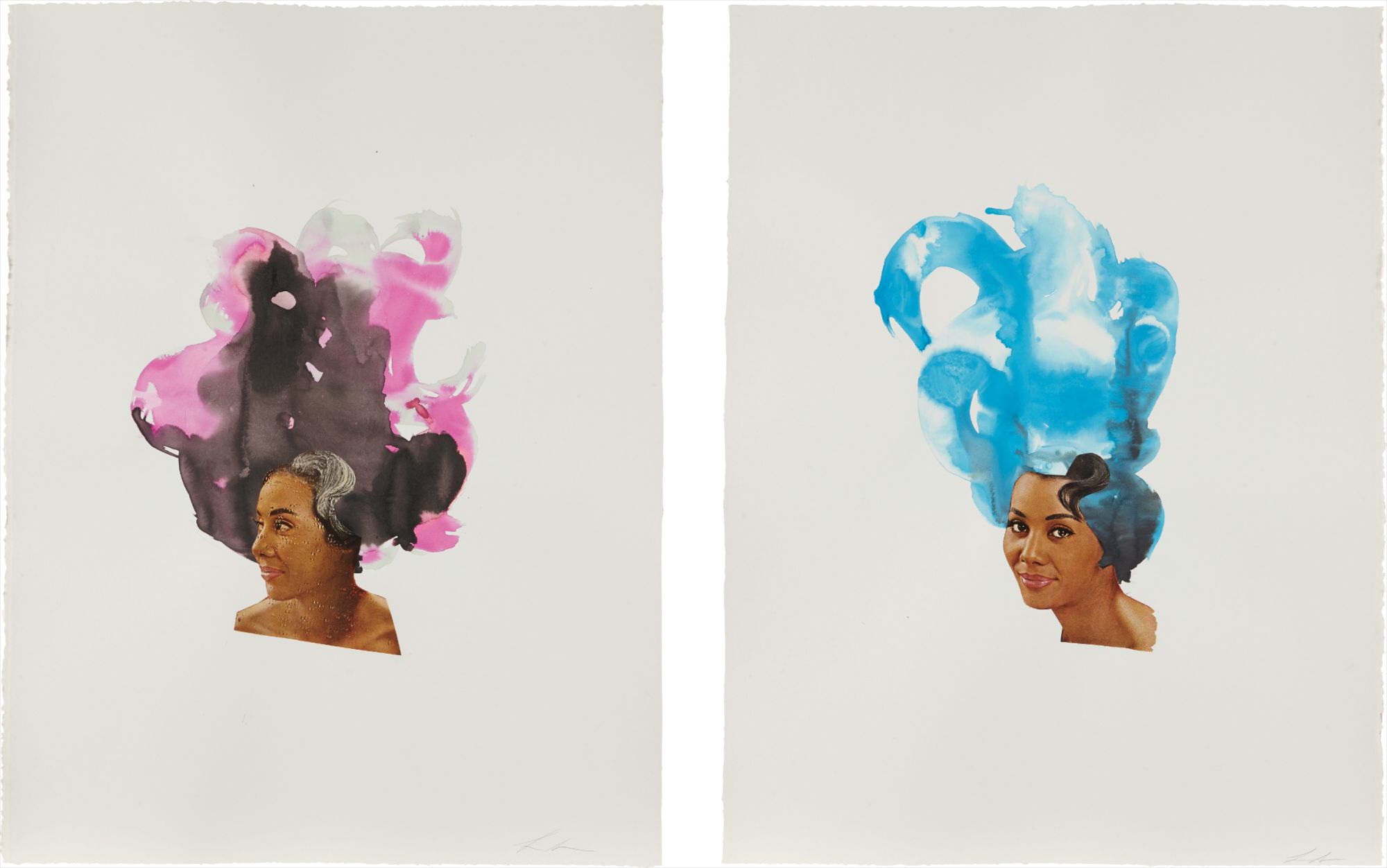 Two works: (i) Condensation; (ii) Composed Blue