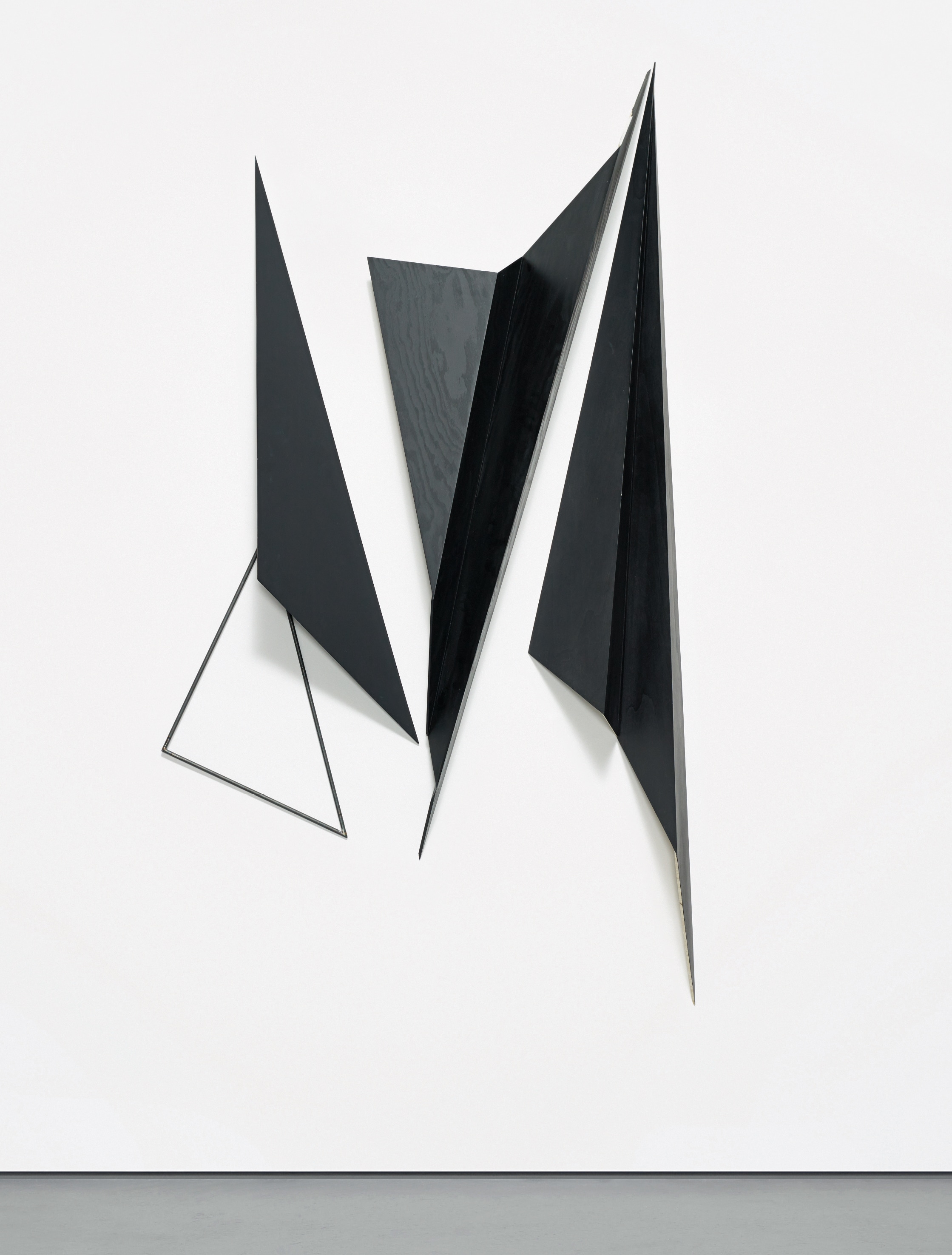 wood, paint, metal and wallpaper