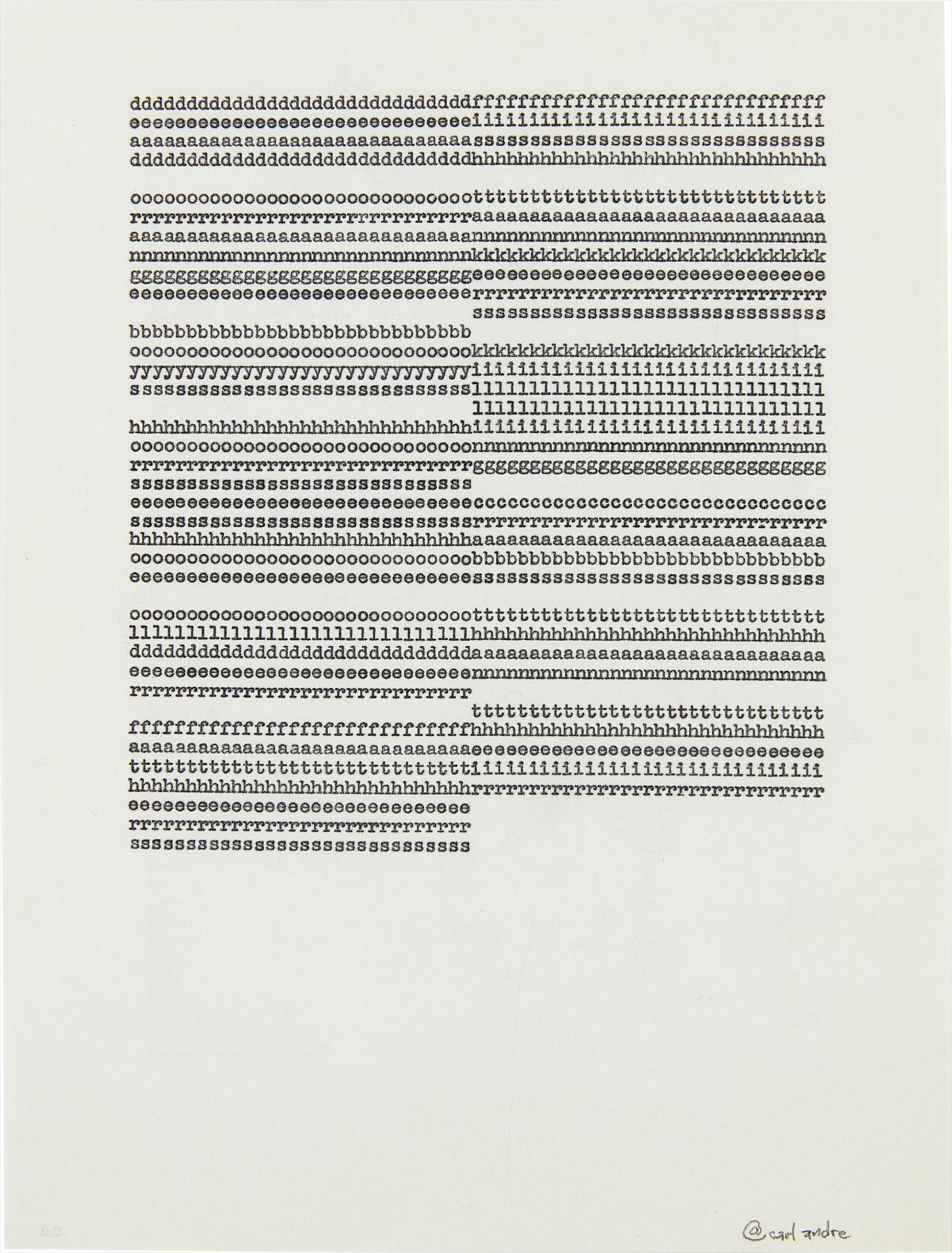 Carl Andre — ddddddddddddddddfffffffffffffffffffffffff