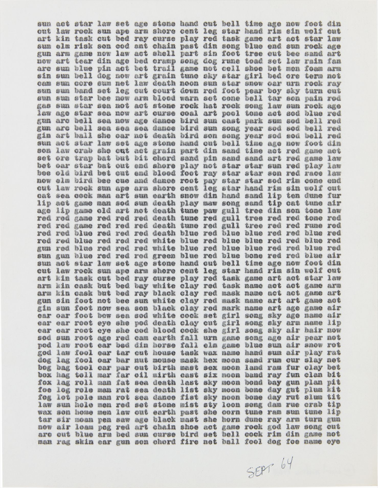 Carl Andre — sun act star law set age stone hand cut bell time age now foot din