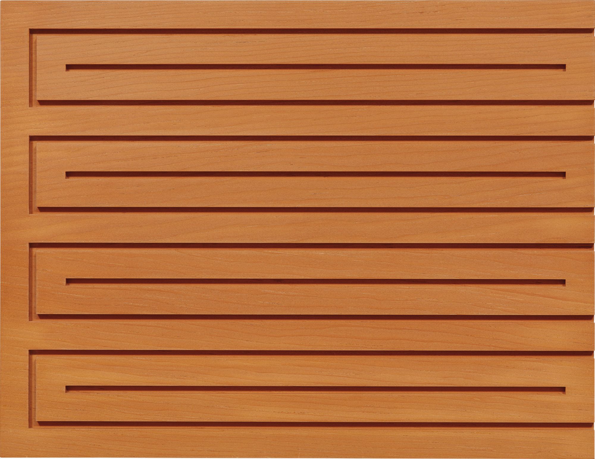 Donald Judd — horizontal woodblock in clear sugar pine