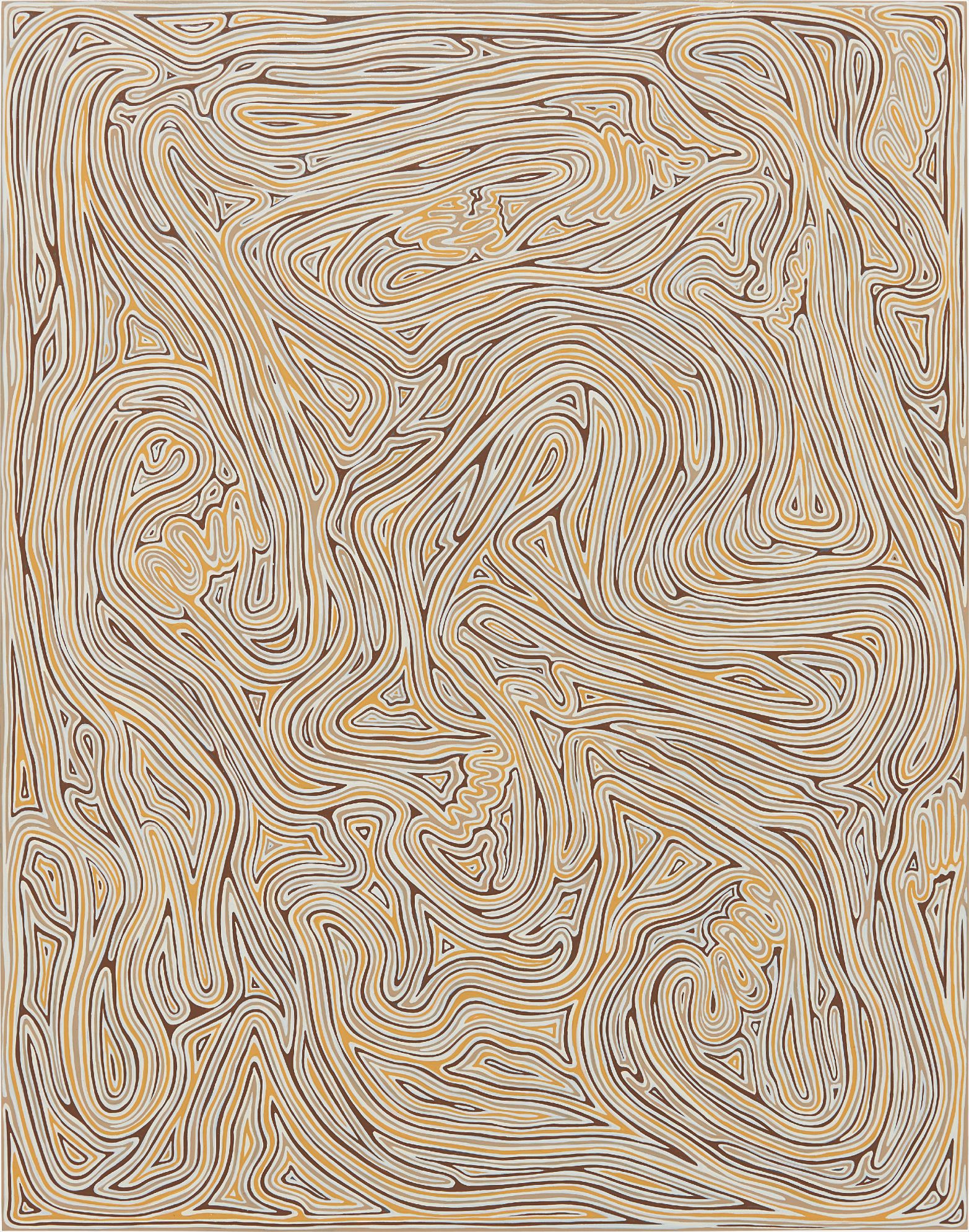 James Siena — Three Personages, Interpenetrating