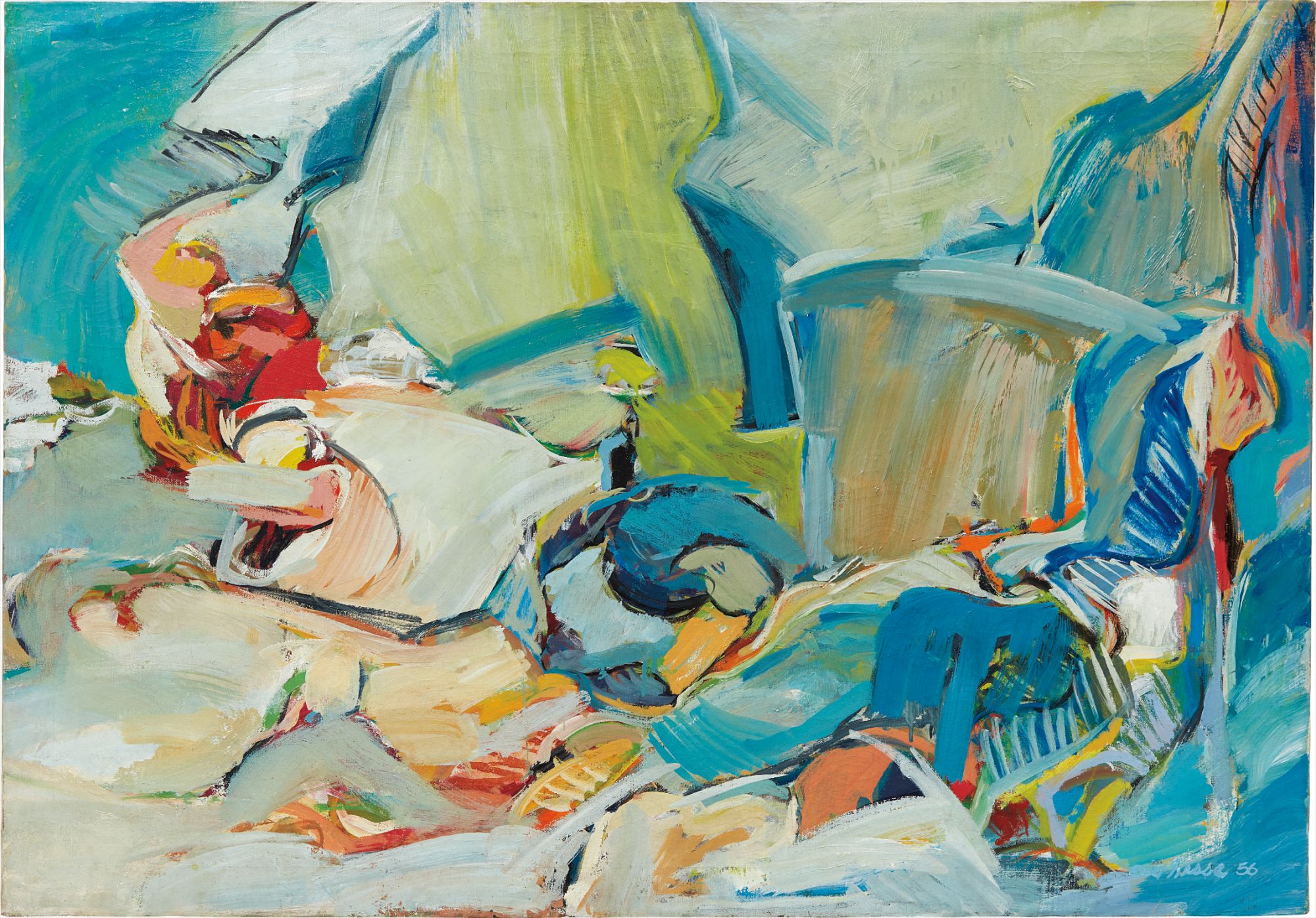 Eva Hesse — “A painting can only be as much as its creator, a mirror of himself, not merely an outburst of an emotion or mood...The essential forces directing me presently are motivated by the desire of being a painter. The word painter connotes significant meaning, a way of approaching life, living fully not merely existing. A painting must be approached with fully awakened eyes and mind.”