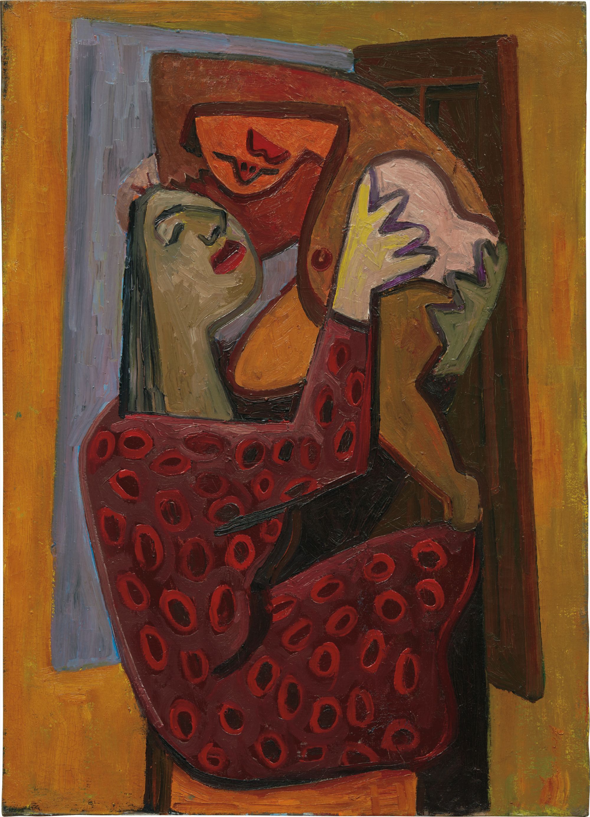 David Park — Mother with Polka Dot Dress