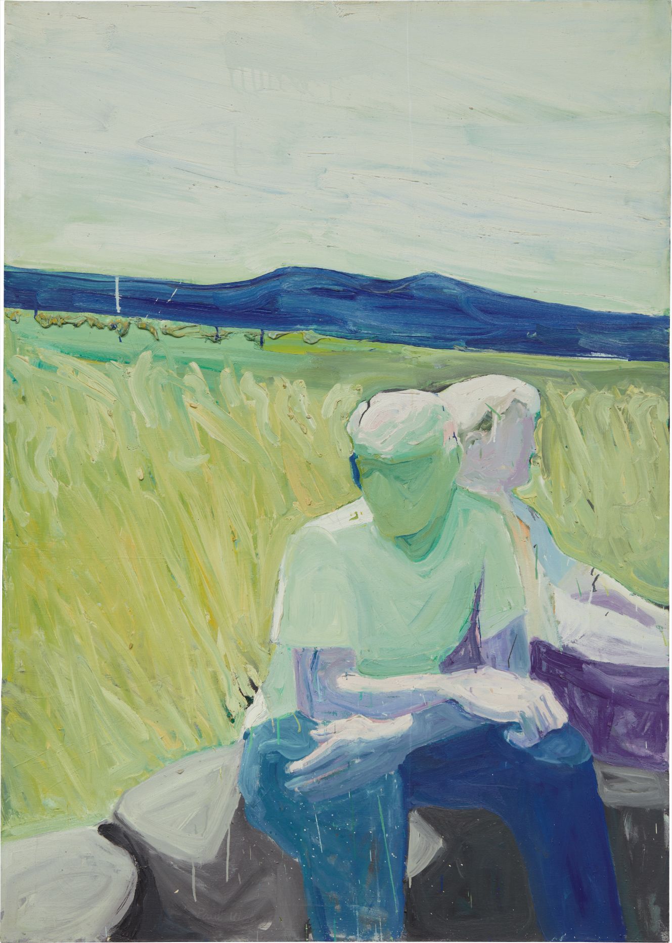 Paul Wonner — Two Figures in a Landscape