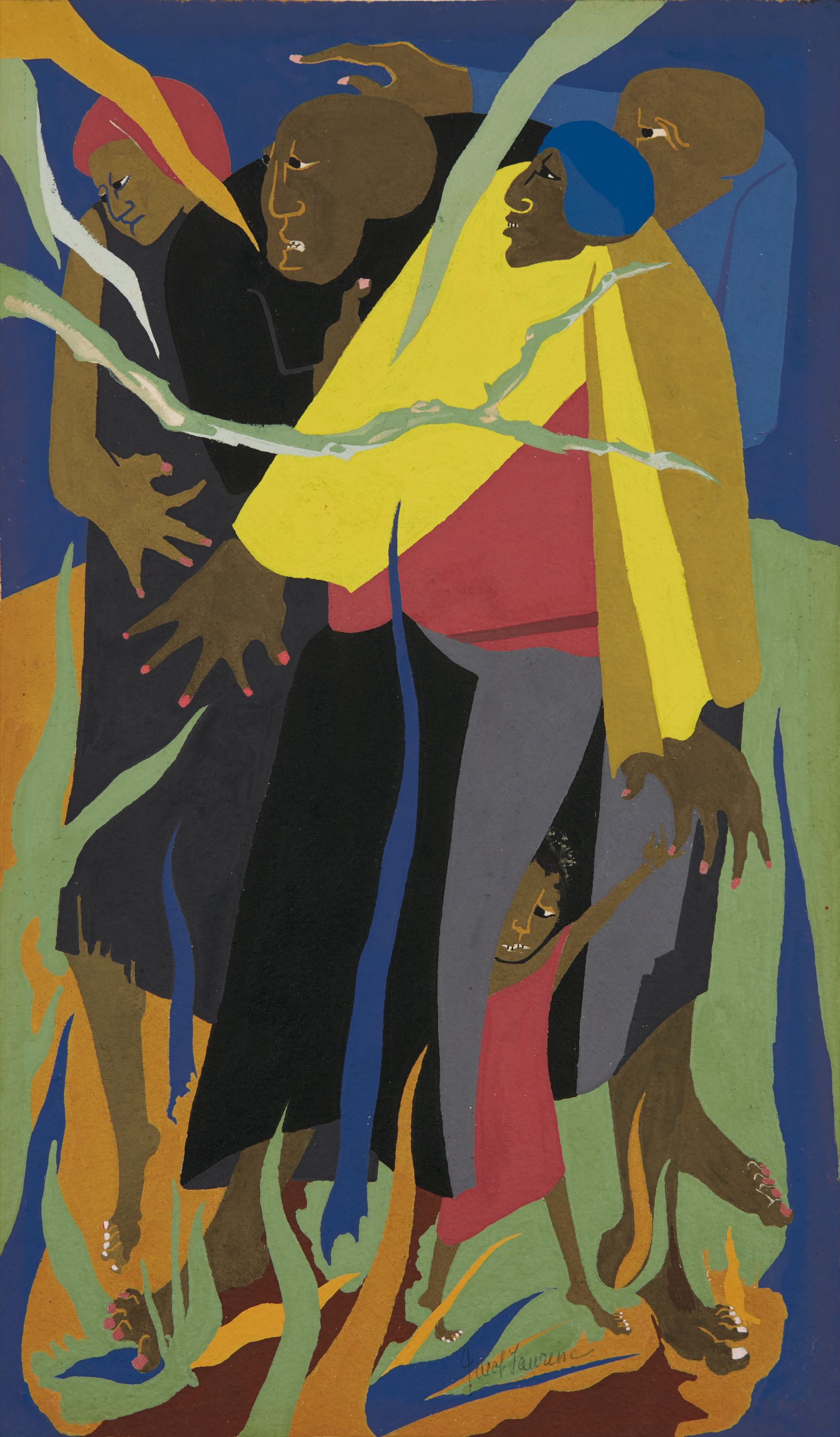 Jacob Lawrence — Escape