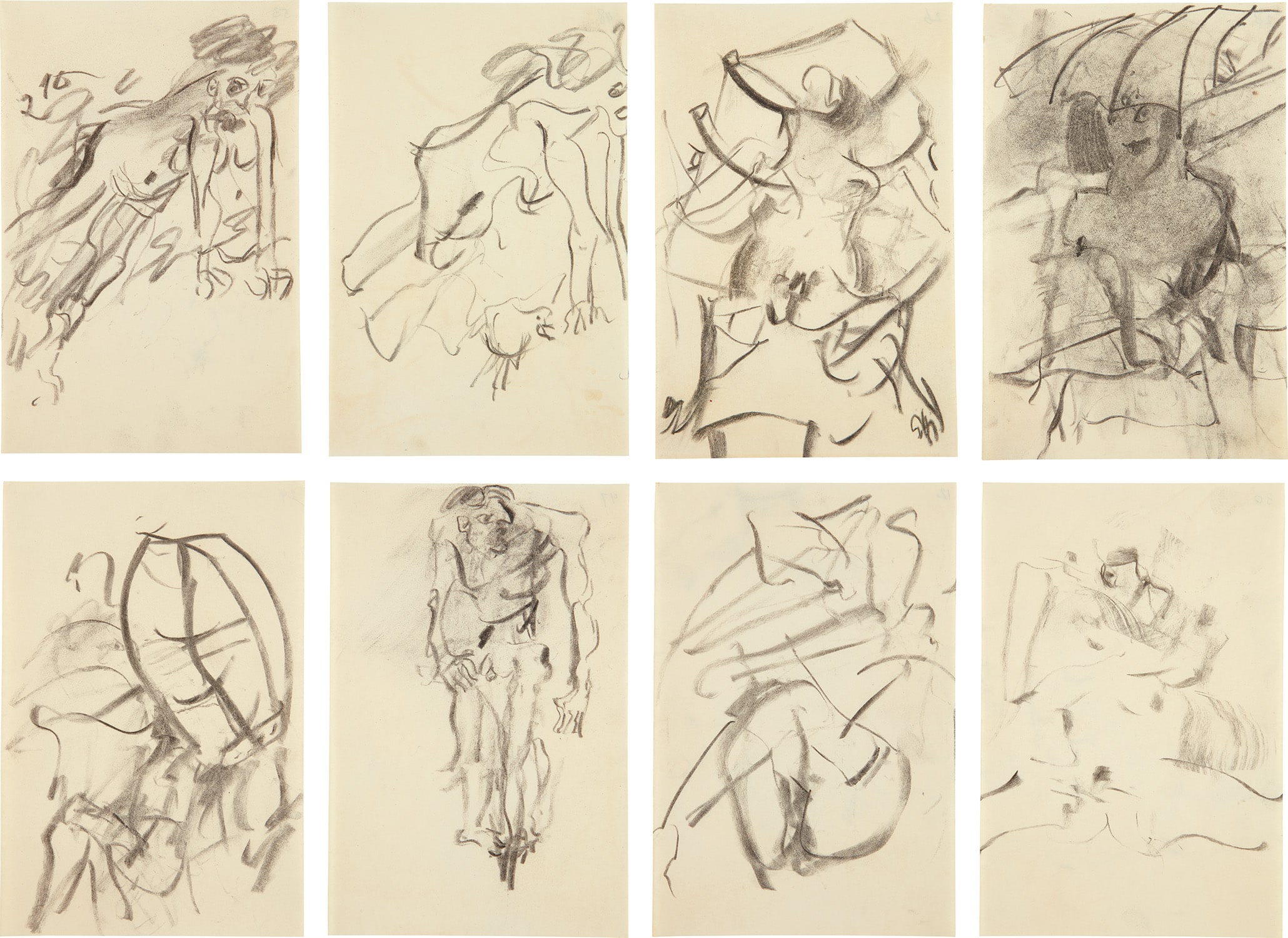 Willem de Kooning — Eight works: (i-viii)