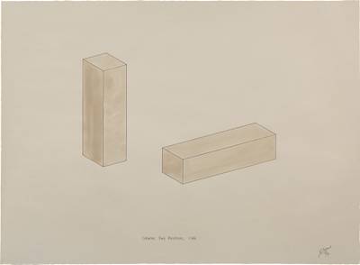 Column, Two Positions, 1961