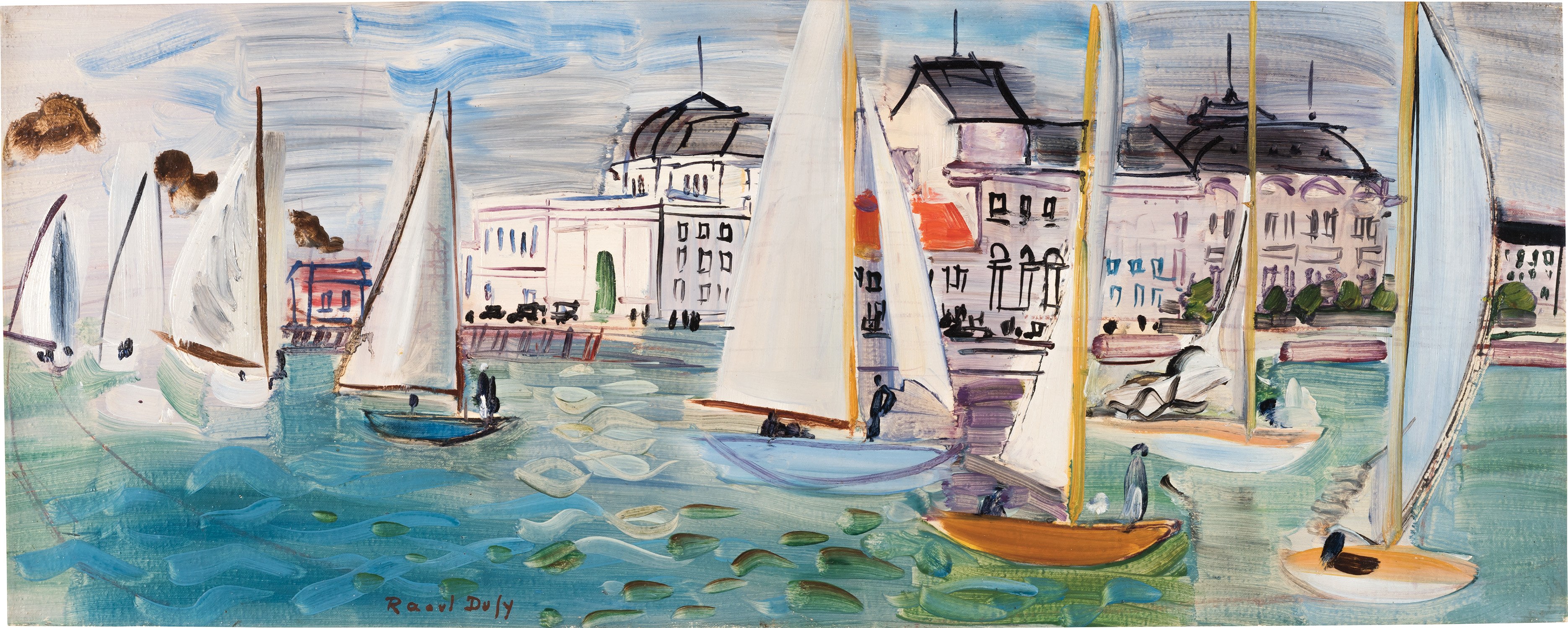 Raoul Dufy — Régates à Deauville