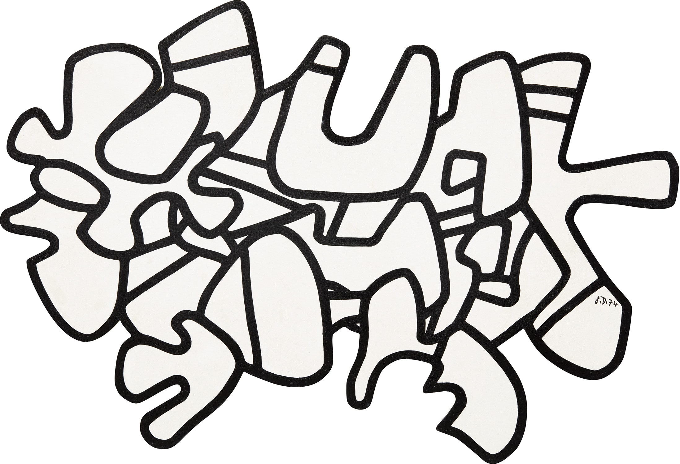 Jean Dubuffet — Figure VIII